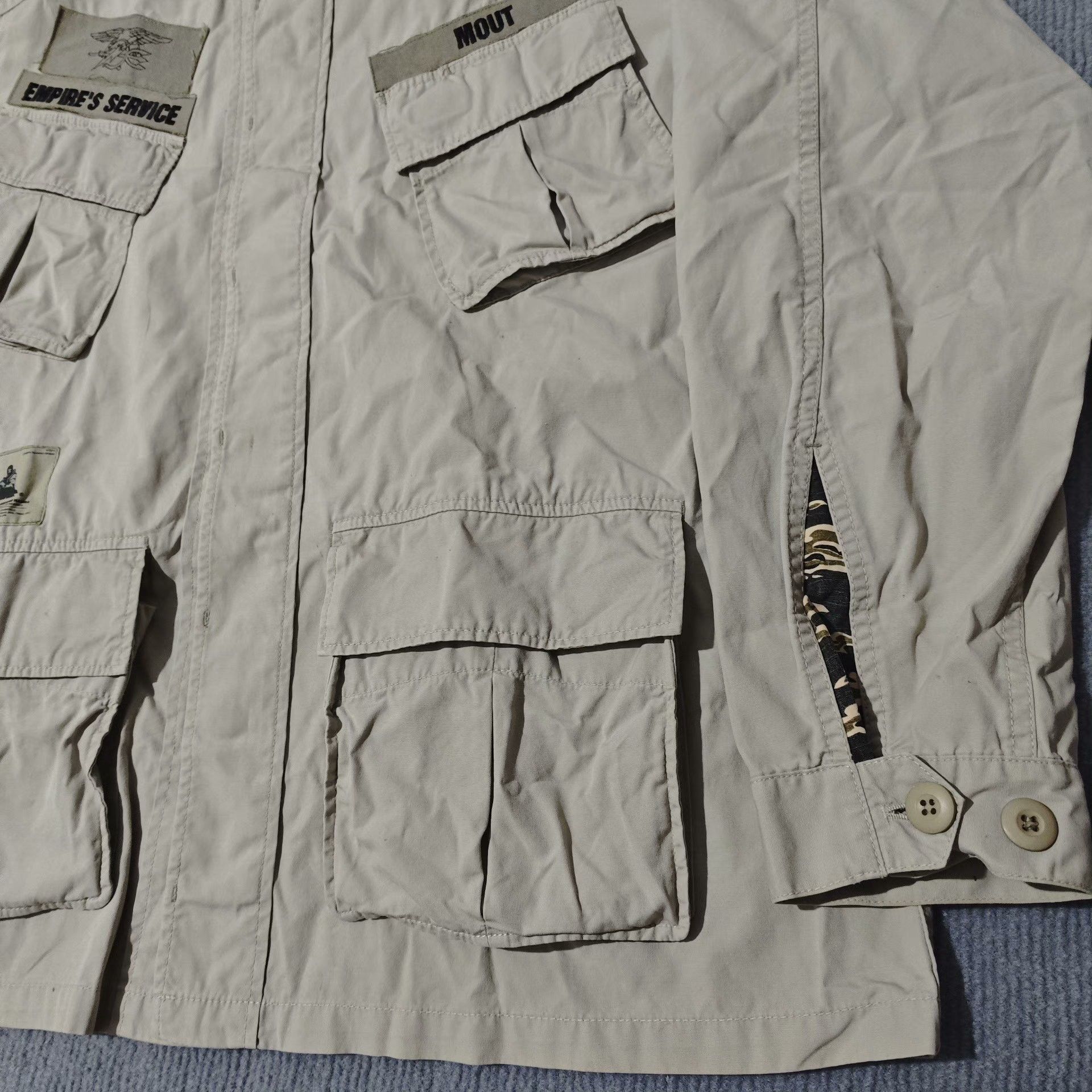 Wtaps Wtaps 00ss First Gen White Bone Jacket Size US XL / EU 56 / 4 - 5 Thumbnail