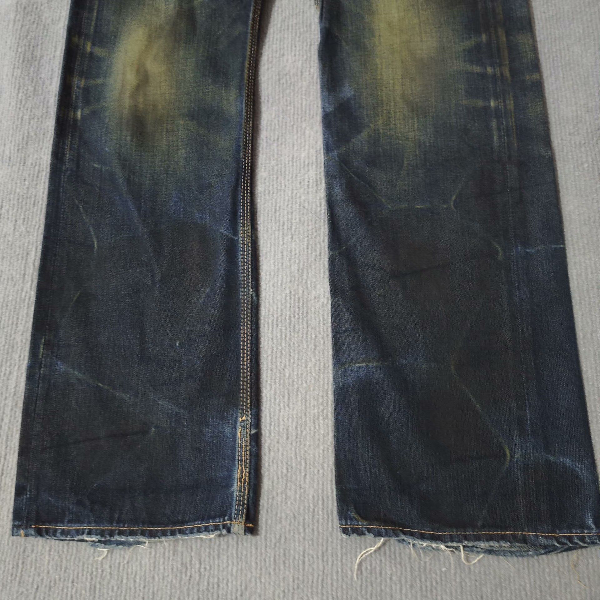 ANACHRONORM Anachronorm Japanese Oil Stain Straight Jeans Size US 32 / EU 48 - 3 Thumbnail
