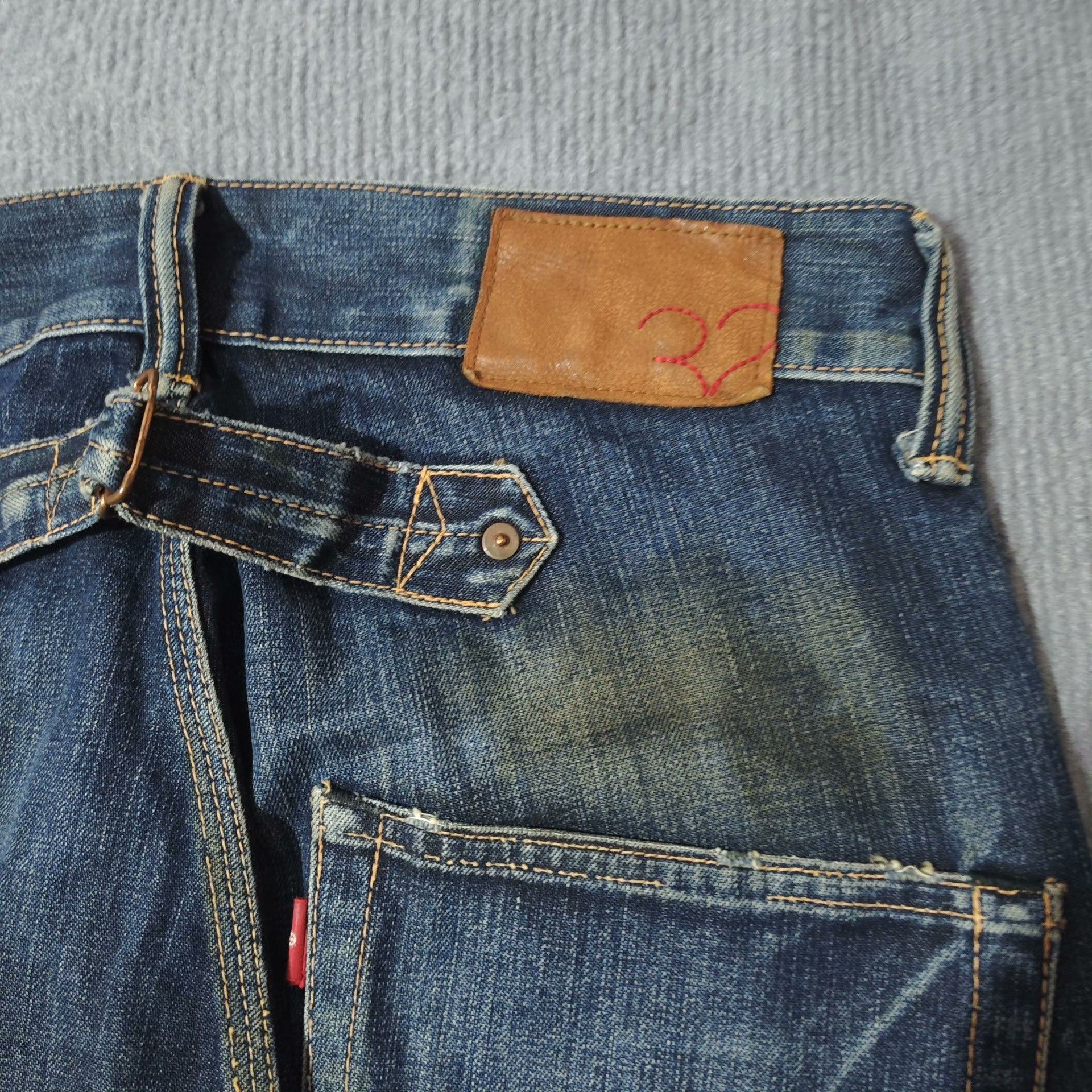 ANACHRONORM Anachronorm Japanese Oil Stain Straight Jeans Size US 32 / EU 48 - 7 Thumbnail