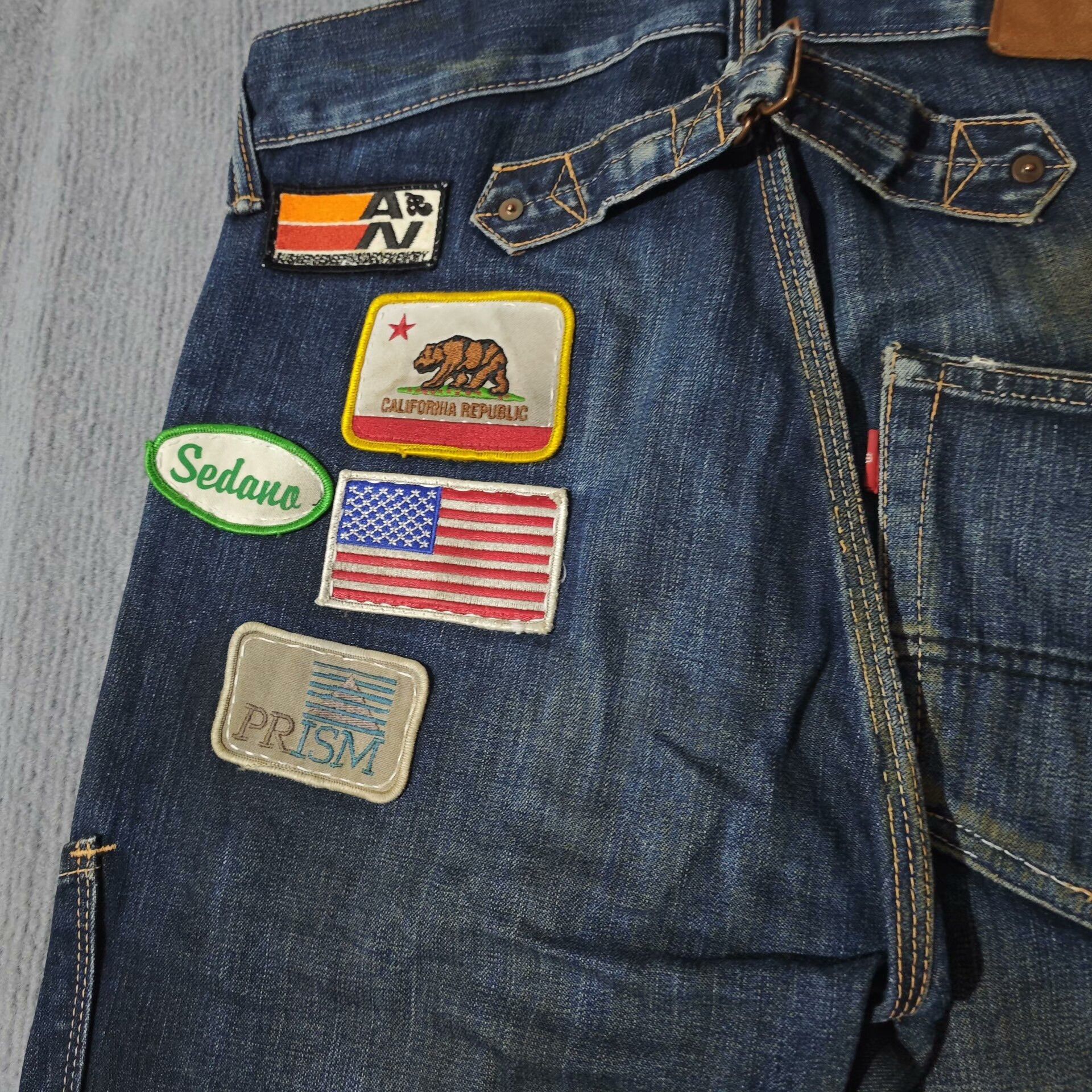 ANACHRONORM Anachronorm Japanese Oil Stain Straight Jeans Size US 32 / EU 48 - 6 Thumbnail