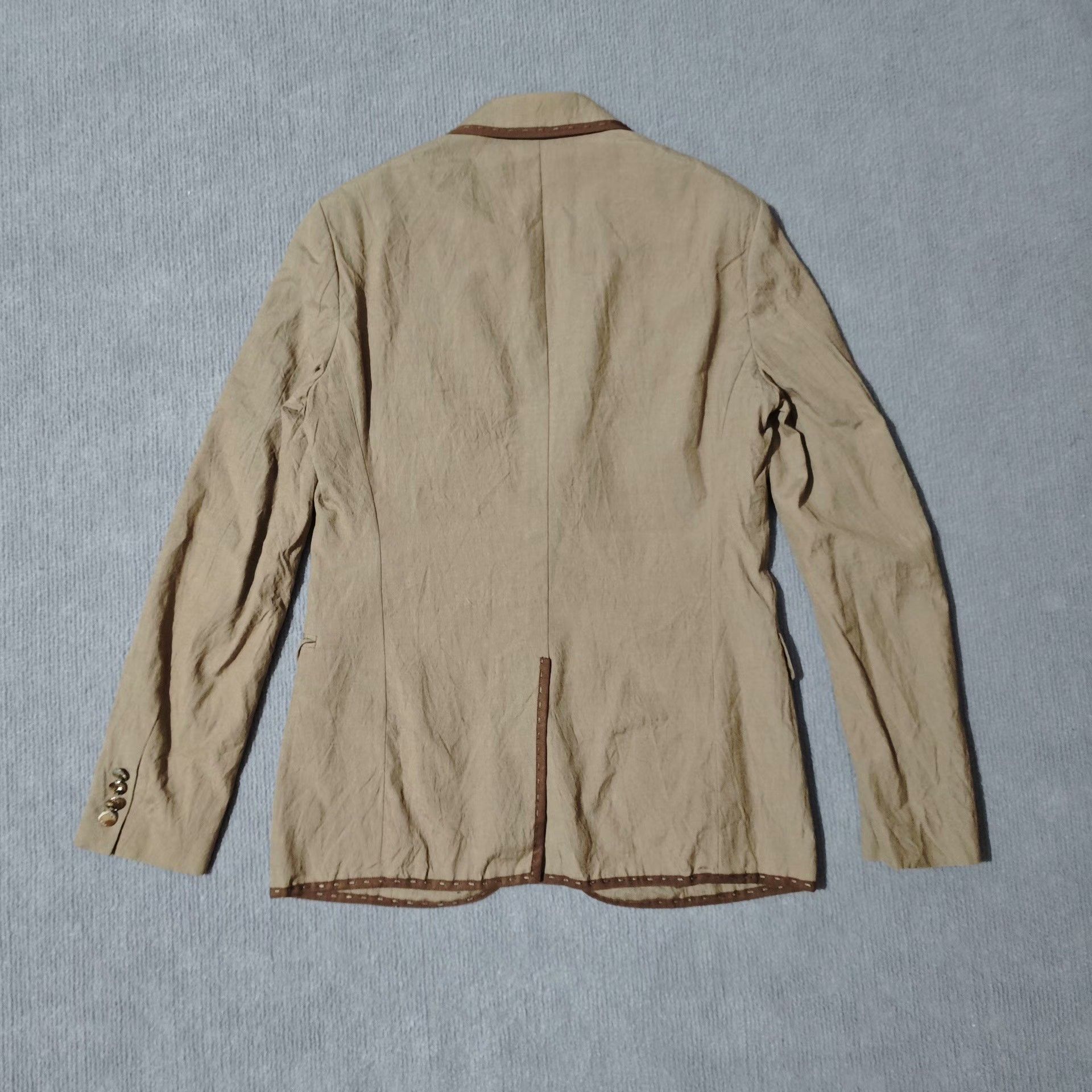 Kolor Kolor 12ss Brown Suit Jacket Size US M / EU 48-50 / 2 - 2 Thumbnail