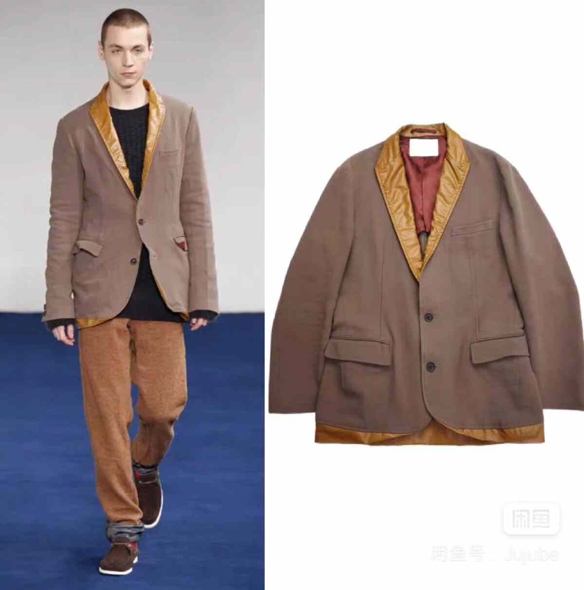 Kolor Kolor 12FW Earth Tone Patchwork Suit Jacket Size US M / EU 48-50 / 2 - 3 Thumbnail