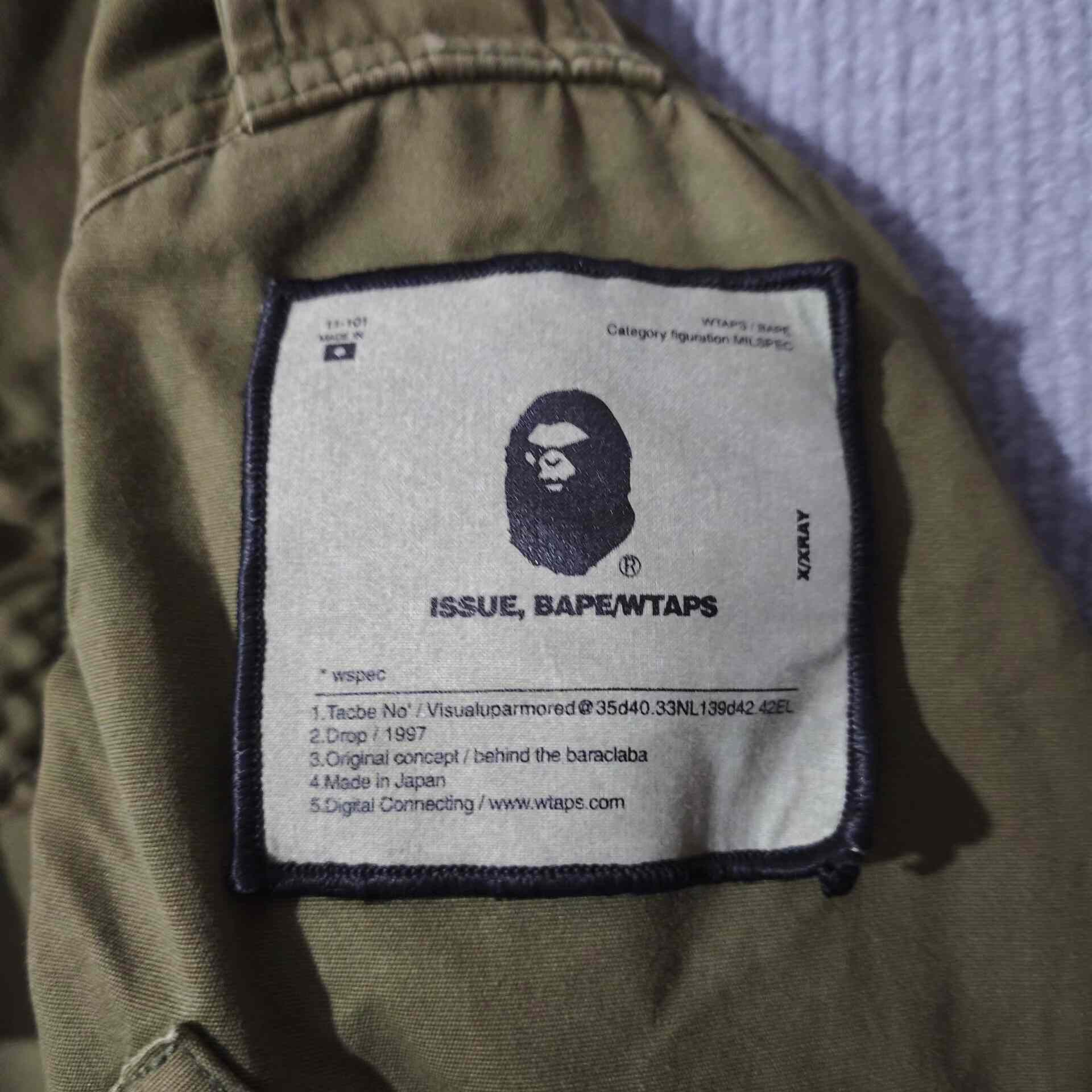 Wtaps Wtaps x Bape 99AW MK3 Military Jacket Size US XL / EU 56 / 4 - 7 Thumbnail