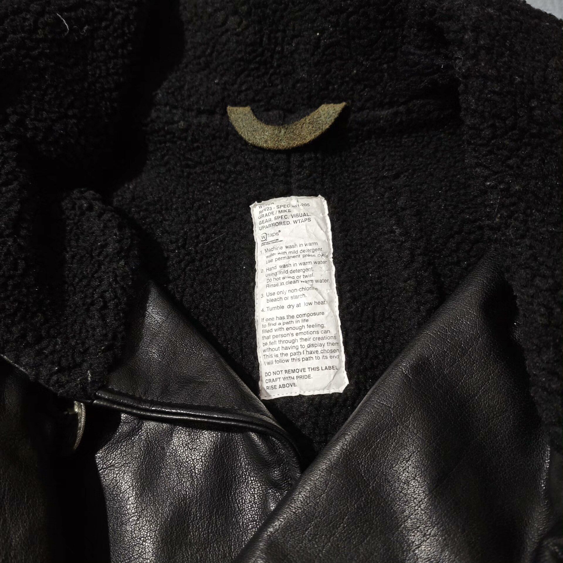 Wtaps Wtaps 07AW Black Leather Jacket Size US M / EU 48-50 / 2 - 6 Thumbnail
