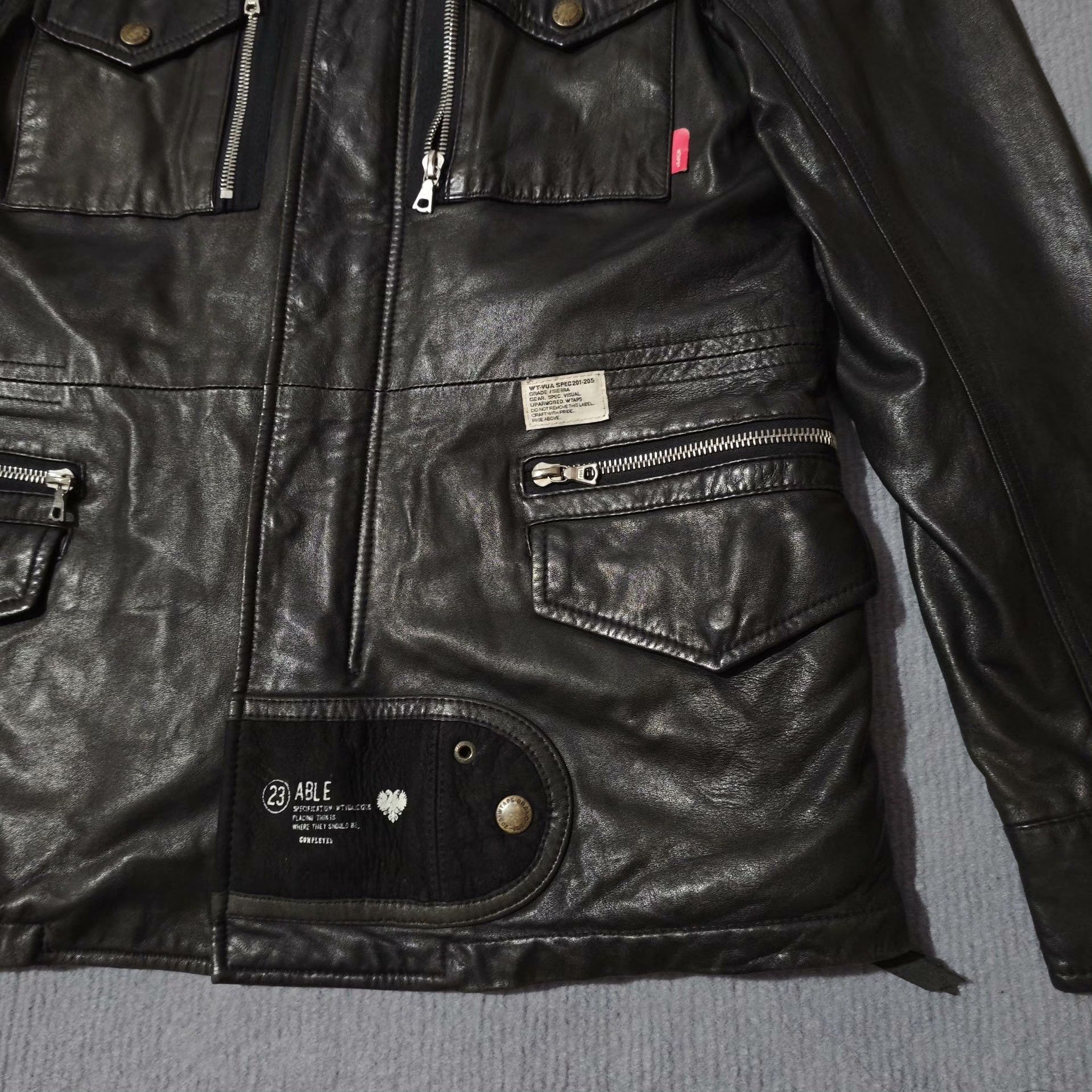 Wtaps Wtaps 08aw Red Dawn M65 Leather Jacket Size US S / EU 44-46 / 1 - 4 Thumbnail