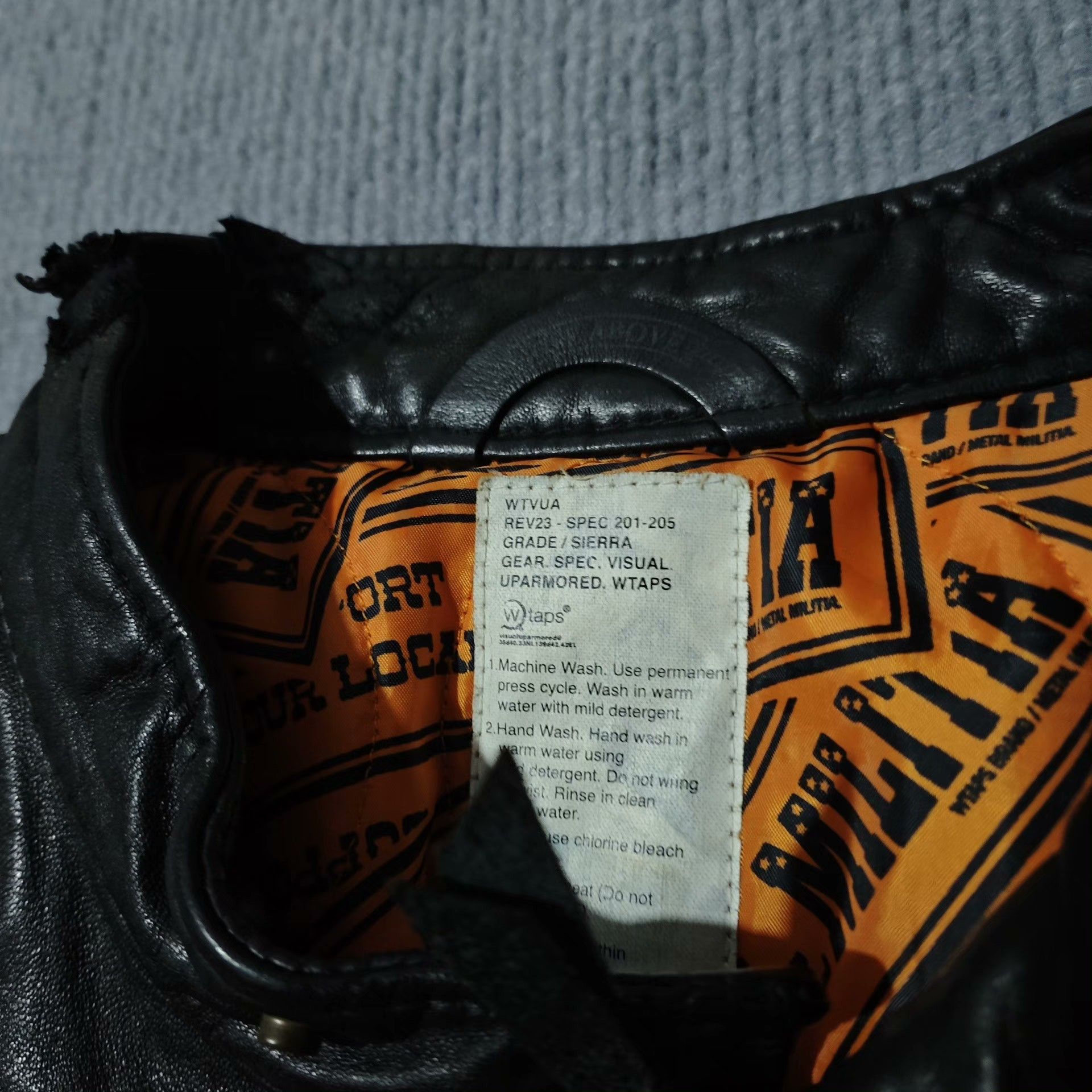 Wtaps Wtaps 08aw Red Dawn M65 Leather Jacket Size US S / EU 44-46 / 1 - 6 Thumbnail