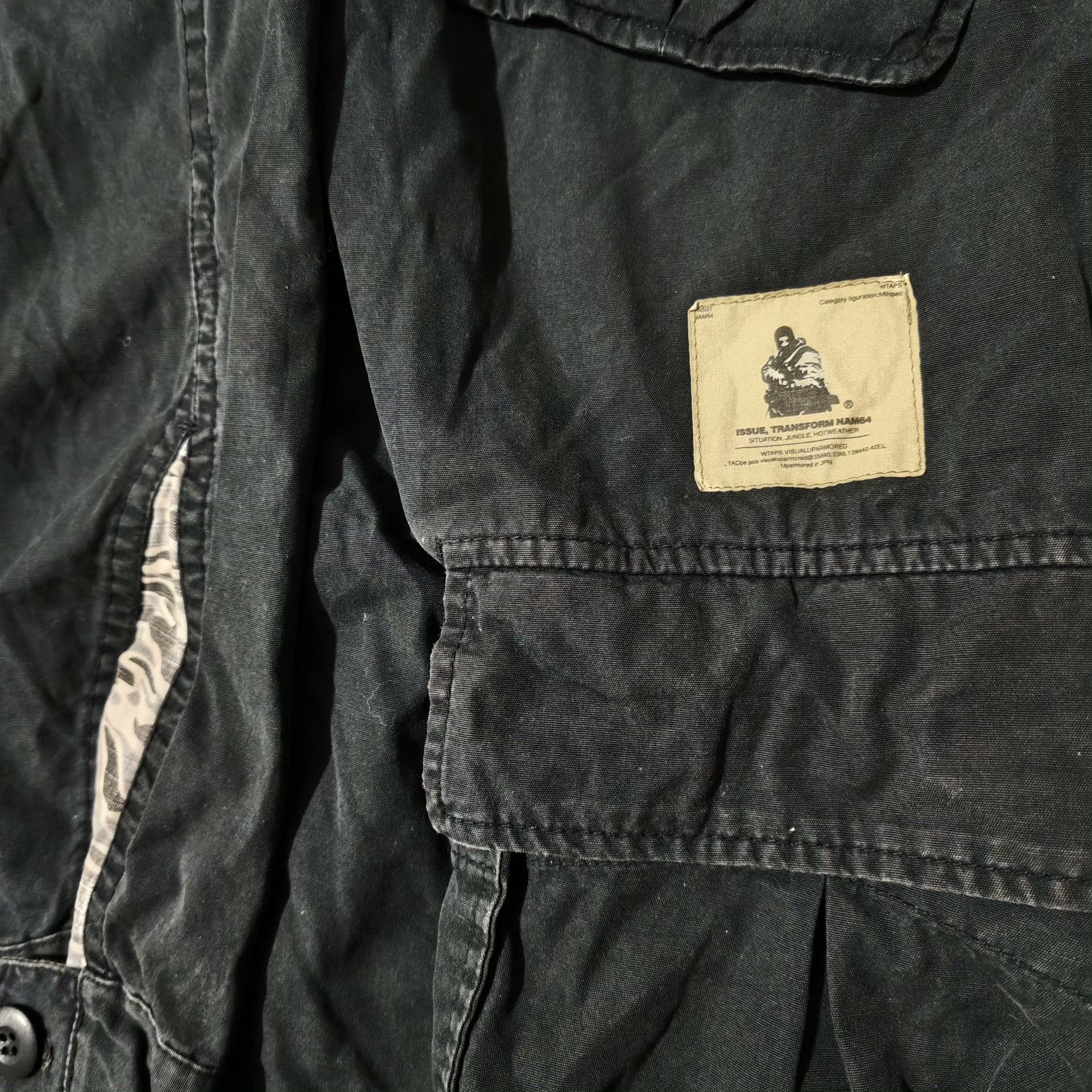 Wtaps Wtaps 00ss First Gen Black Four-Pocket Jacket Size US L / EU 52-54 / 3 - 4 Thumbnail