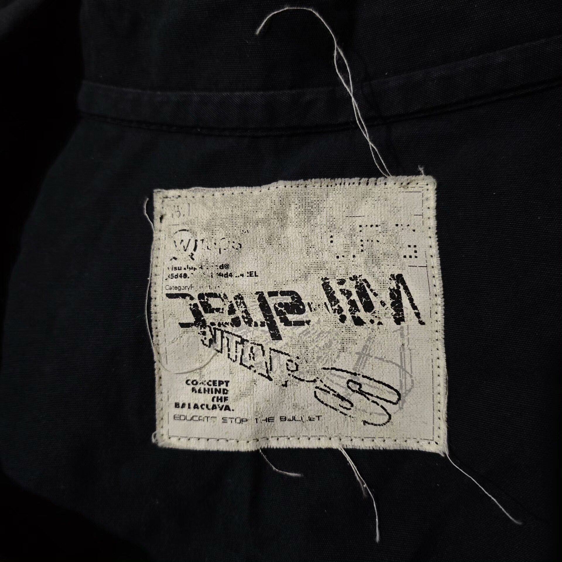 Wtaps Wtaps 00ss First Gen Black Four-Pocket Jacket Size US L / EU 52-54 / 3 - 6 Thumbnail