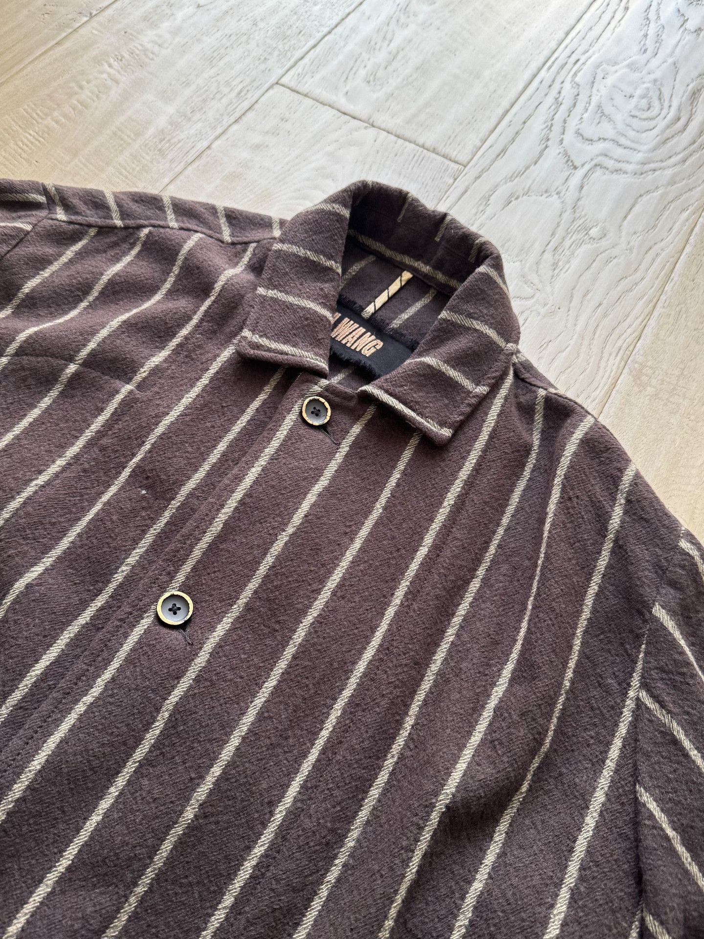 Uma Wang Uma Wang 20AW Striped Coat Size S / US 4 / IT 40 - 2 Thumbnail