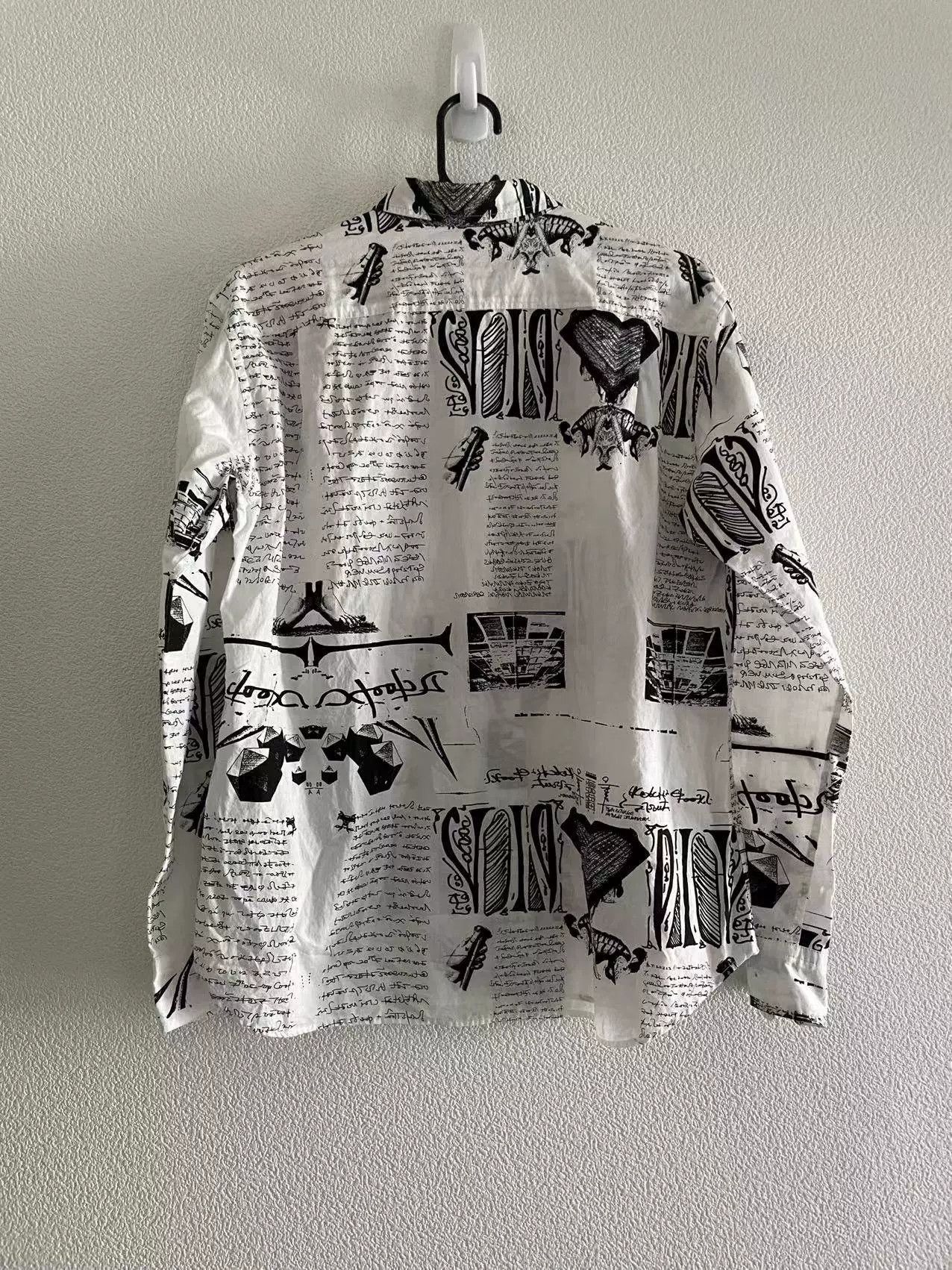 Issey Miyake Issey Miyake 03ss Newspaper Shirt Size US M / EU 48-50 / 2 - 2 Thumbnail