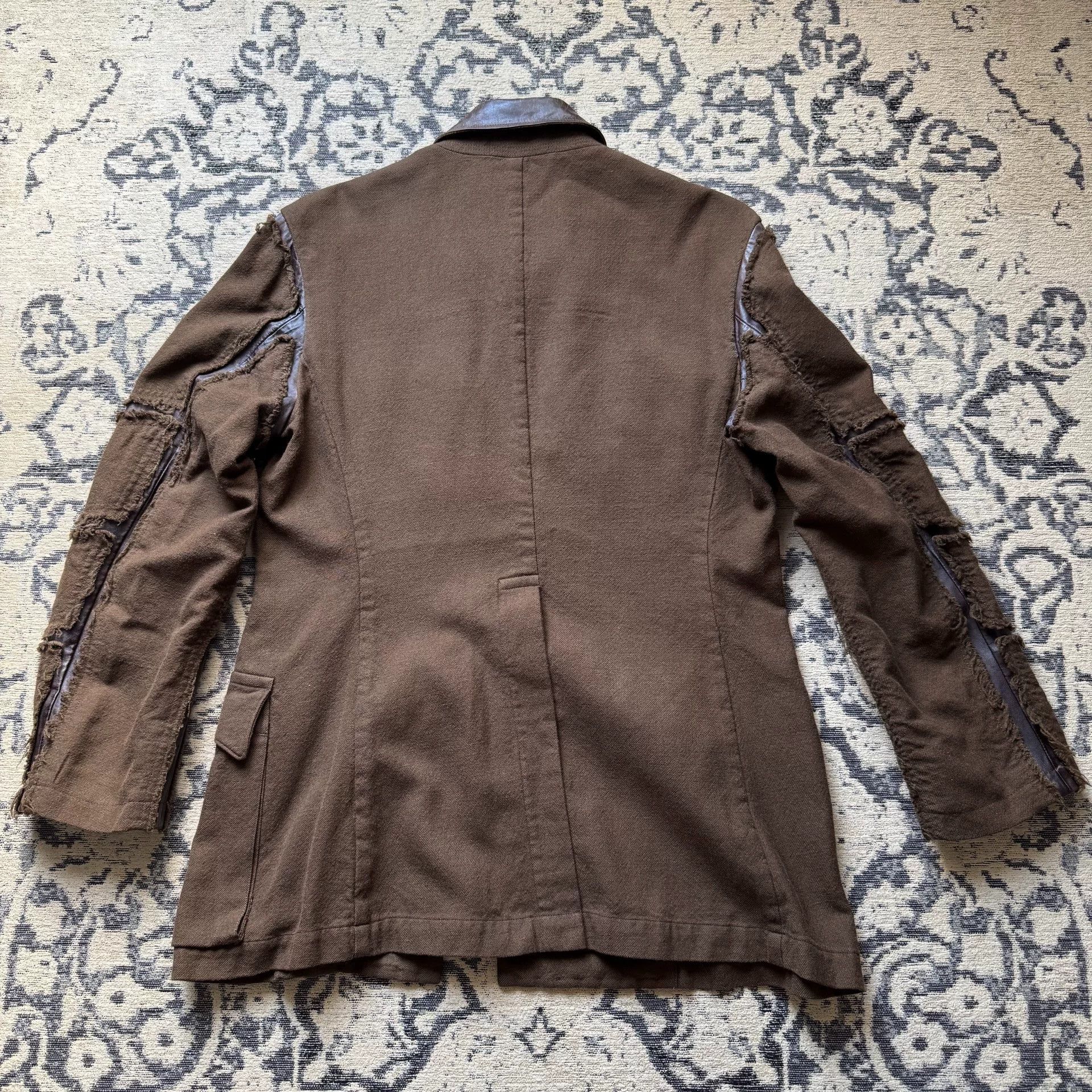Yohji Yamamoto Yohji Yamamoto 03AW Patchwork Safari Jacket Size US M / EU 48-50 / 2 - 5 Thumbnail