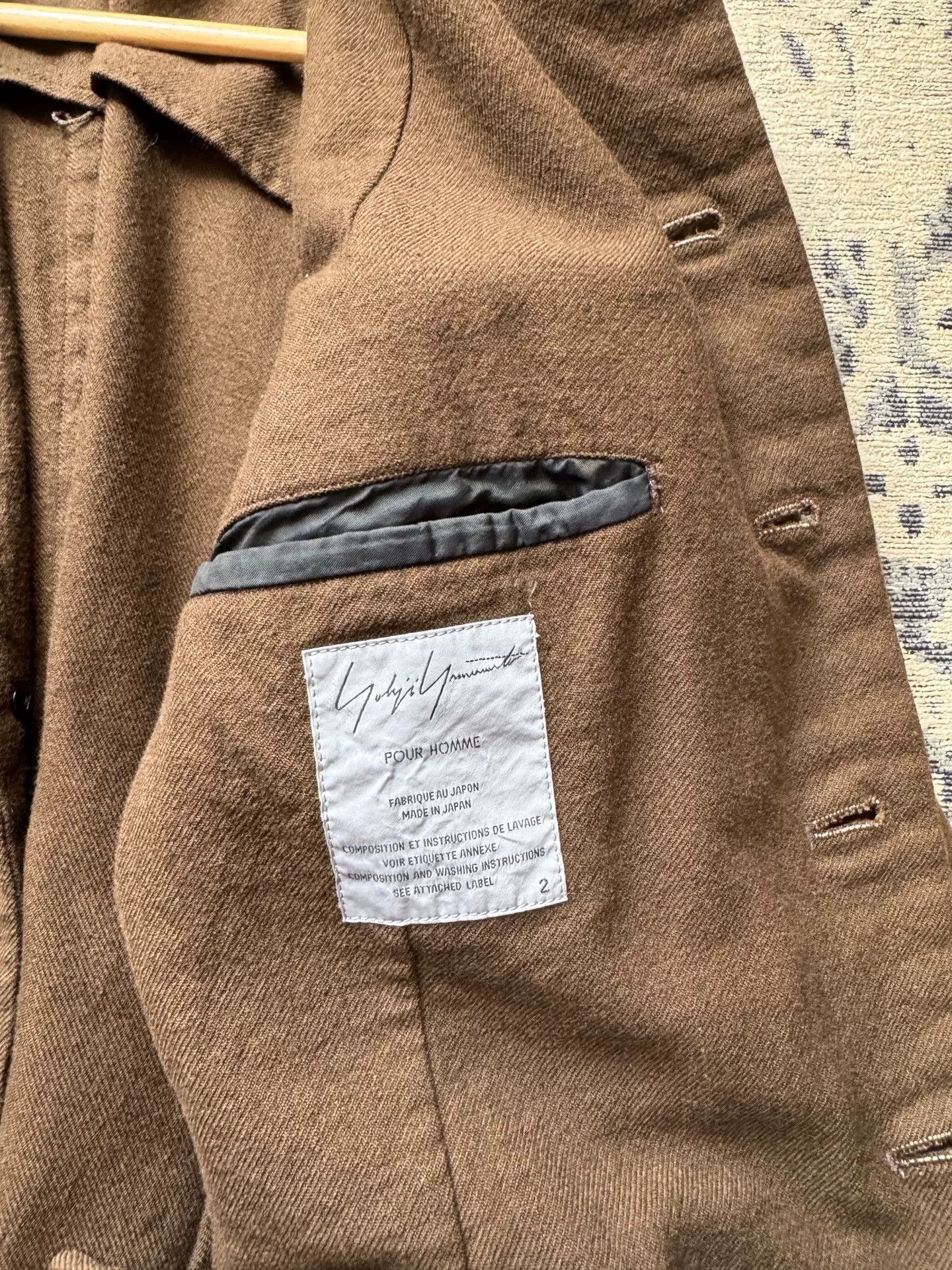 Yohji Yamamoto Yohji Yamamoto 03AW Patchwork Safari Jacket Size US M / EU 48-50 / 2 - 7 Thumbnail