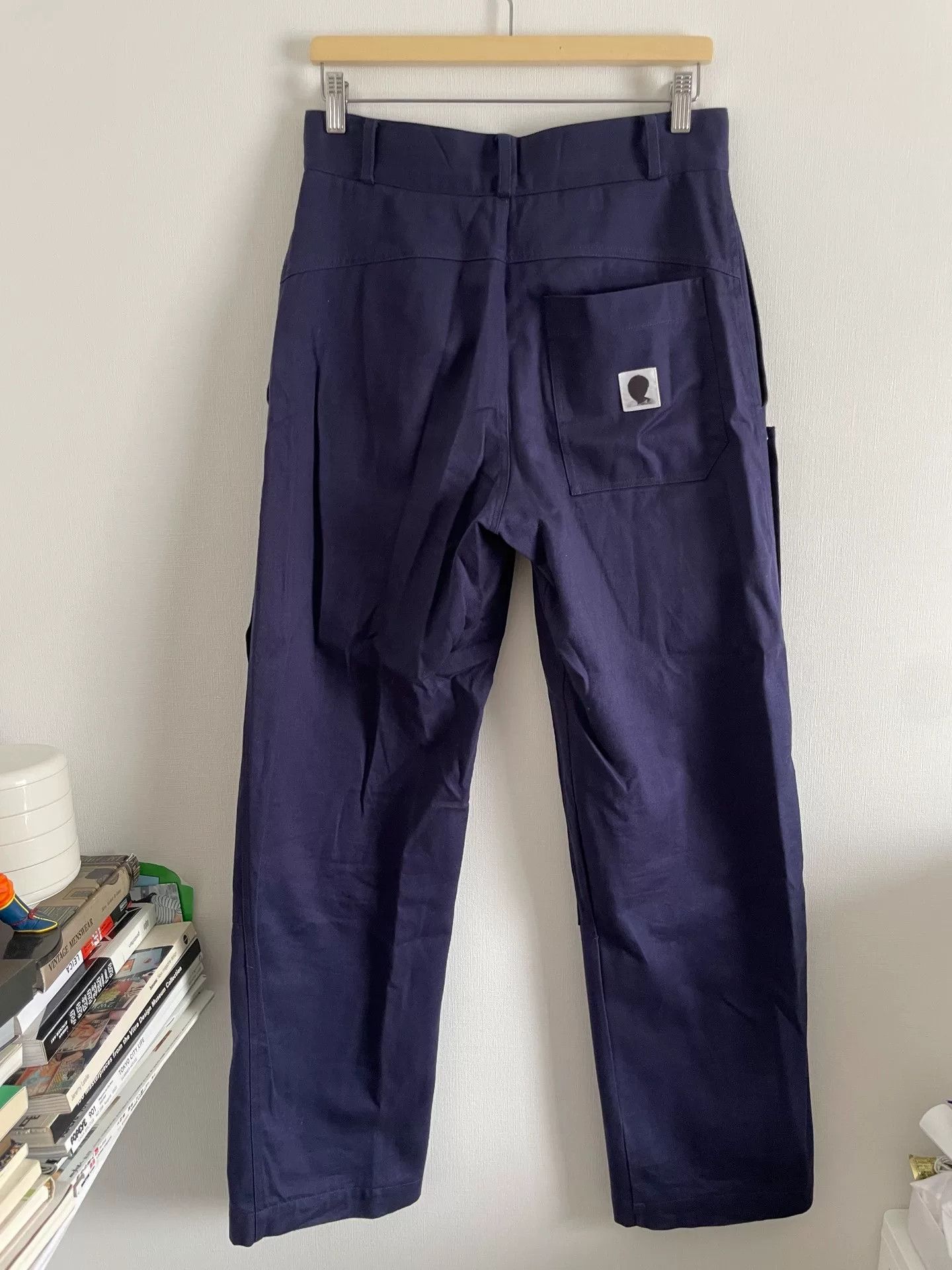 SPENCER BADU Spencer Badu Dark Blue Cargo Pants Size US 32 / EU 48 - 2 Thumbnail