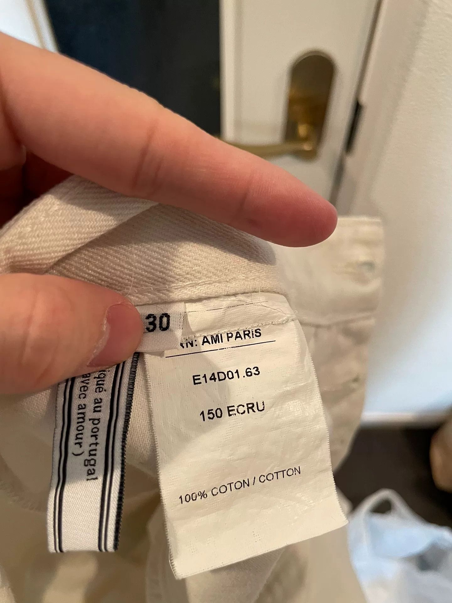 AMI Ami Slim Fit Jeans Size US 30 / EU 46 - 5 Thumbnail