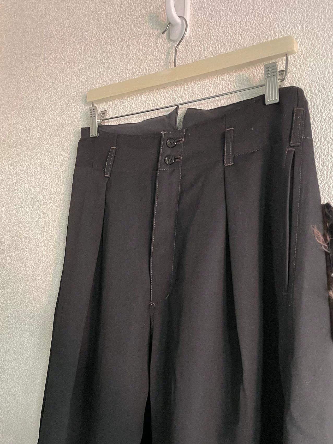 Sulvam Sulvam 18AW Brown Cupro Wide-Leg Pants Size US 30 / EU 46 - 3 Thumbnail