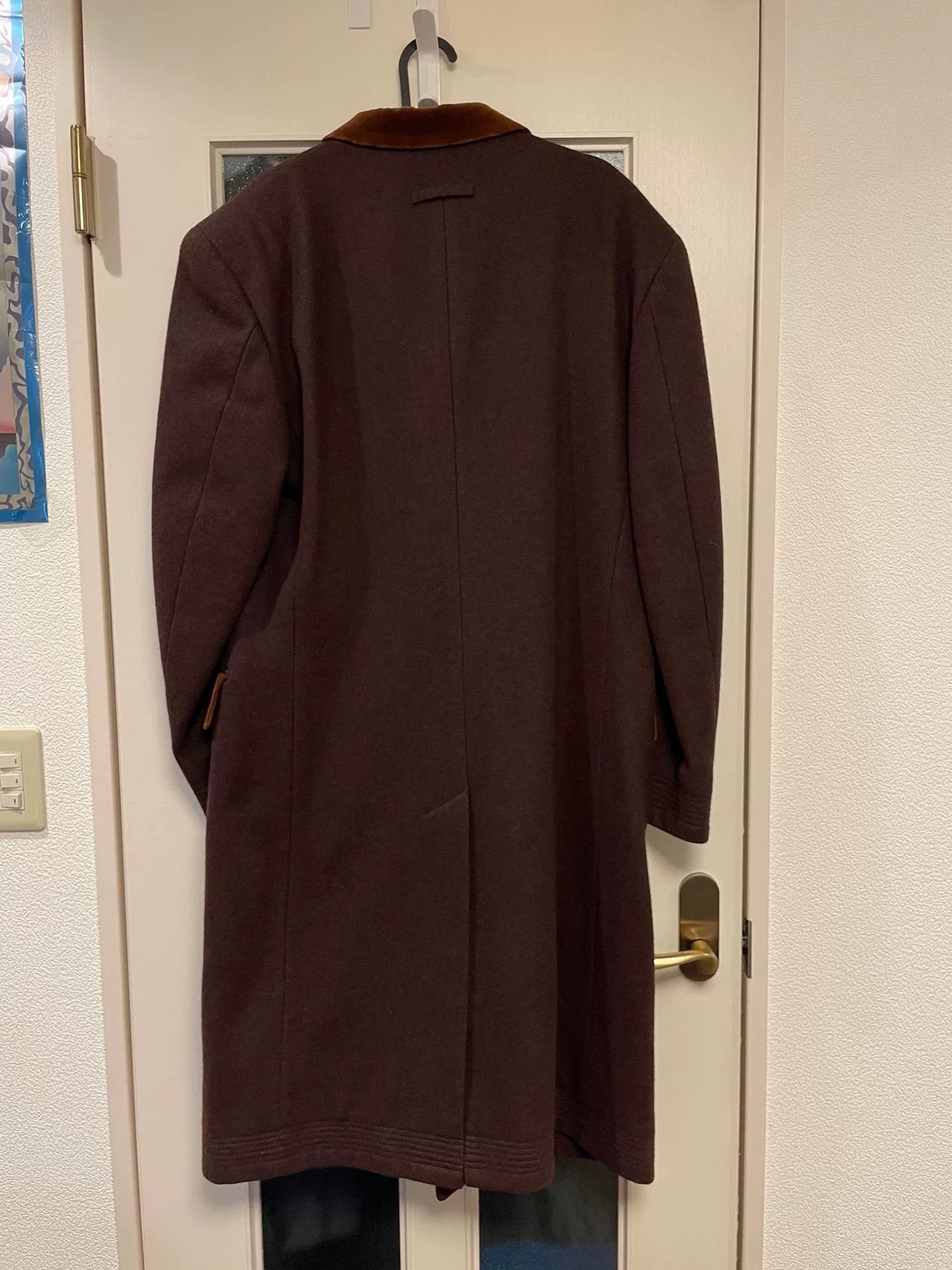 Jean Paul Gaultier Jean Paul Gaultier Dark Brown Wool Coat Size US M / EU 48-50 / 2 - 2 Thumbnail