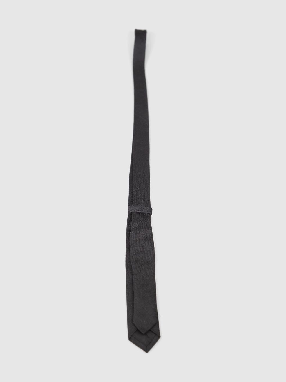 Dolce & Gabbana Black Skinny Tie Size ONE SIZE - 3 Thumbnail