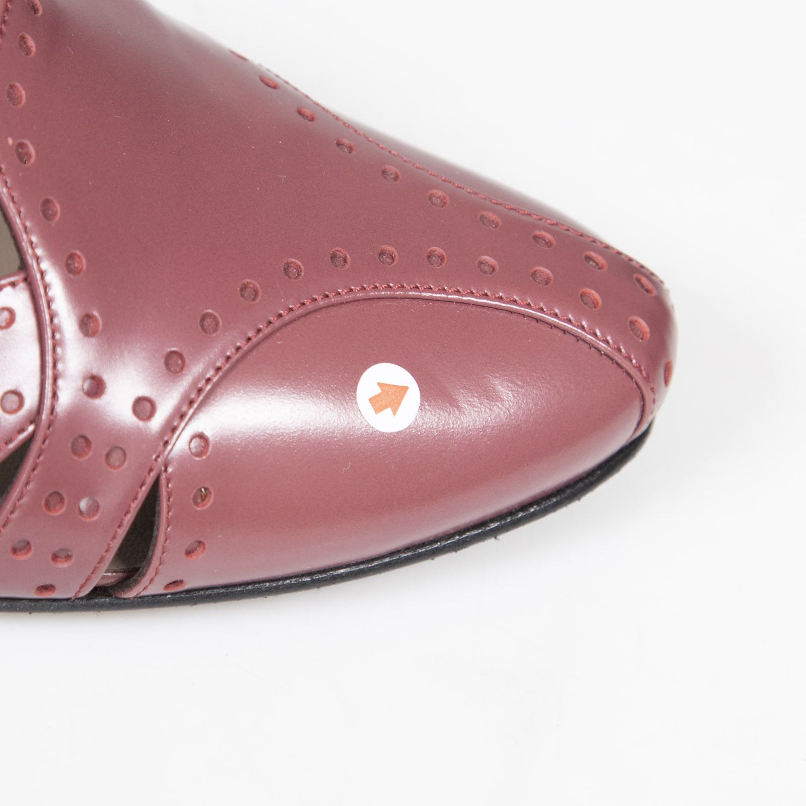 Bottega Veneta Burgundy Leather Slingback Heels Size US 10 / IT 40 - 9 Thumbnail