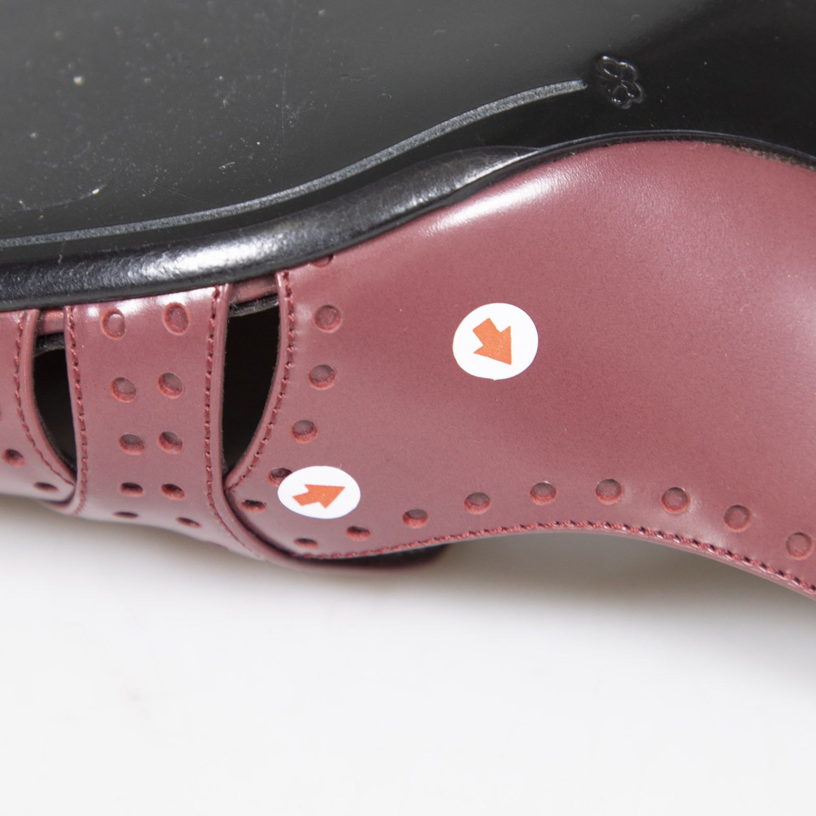 Bottega Veneta Burgundy Leather Slingback Heels Size US 10 / IT 40 - 10 Thumbnail