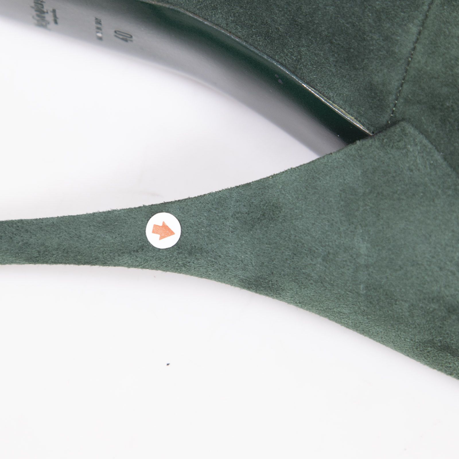 Saint Laurent Paris Green Suede Platform Pumps Size US 10 / IT 40 - 12 Thumbnail