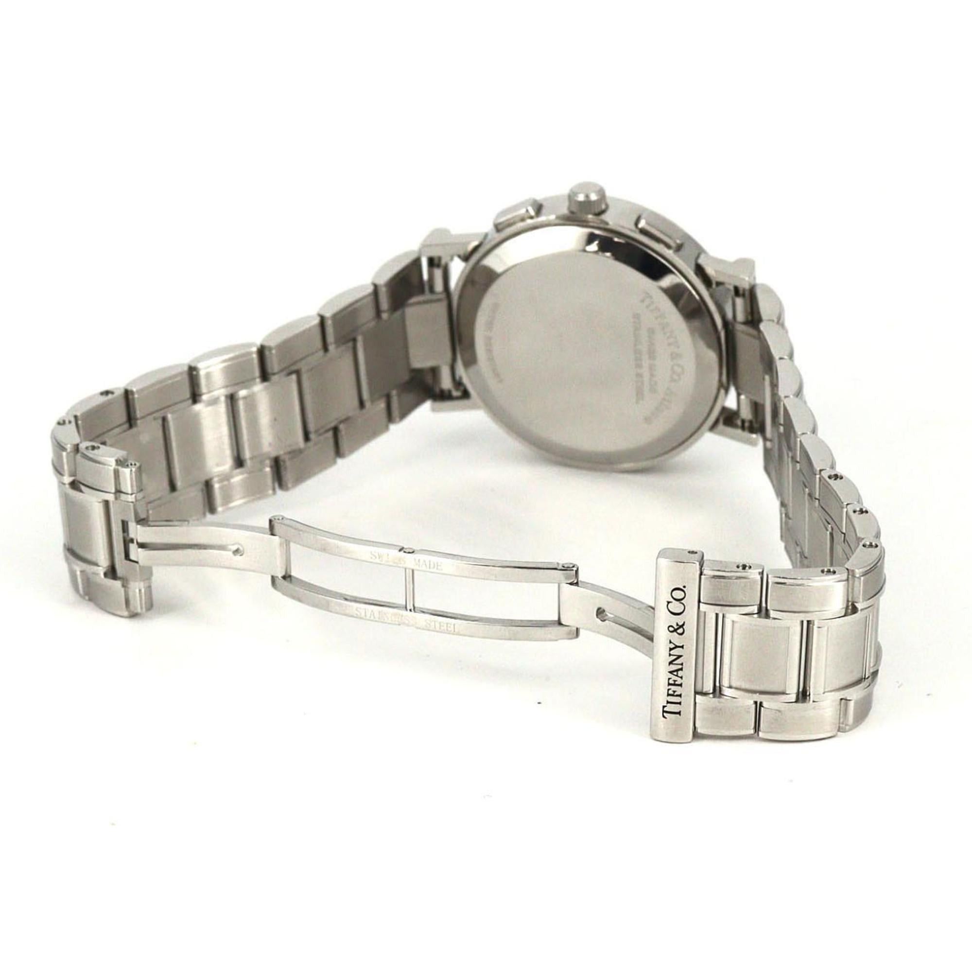 Tiffany & Co. Atlas Chronograph Z0002.32.10A11A00A Stainless Steel Quartz Watch