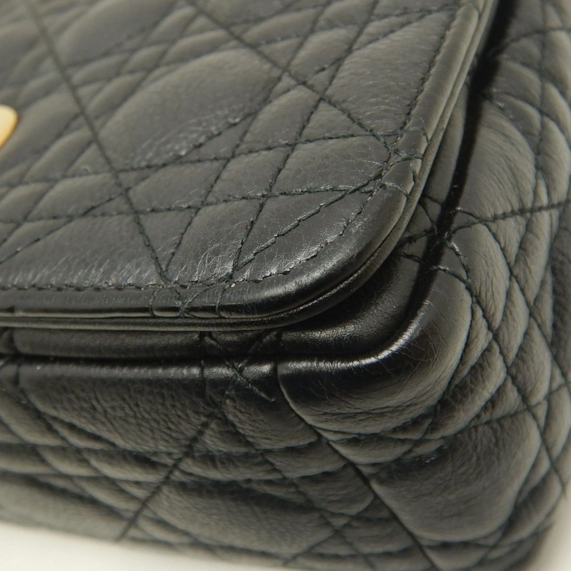 Dior Christian Dior Caro Medium Cannage Shoulder Bag M9242UWHC Black Women's 253615 Size ONE SIZE - 15 Thumbnail