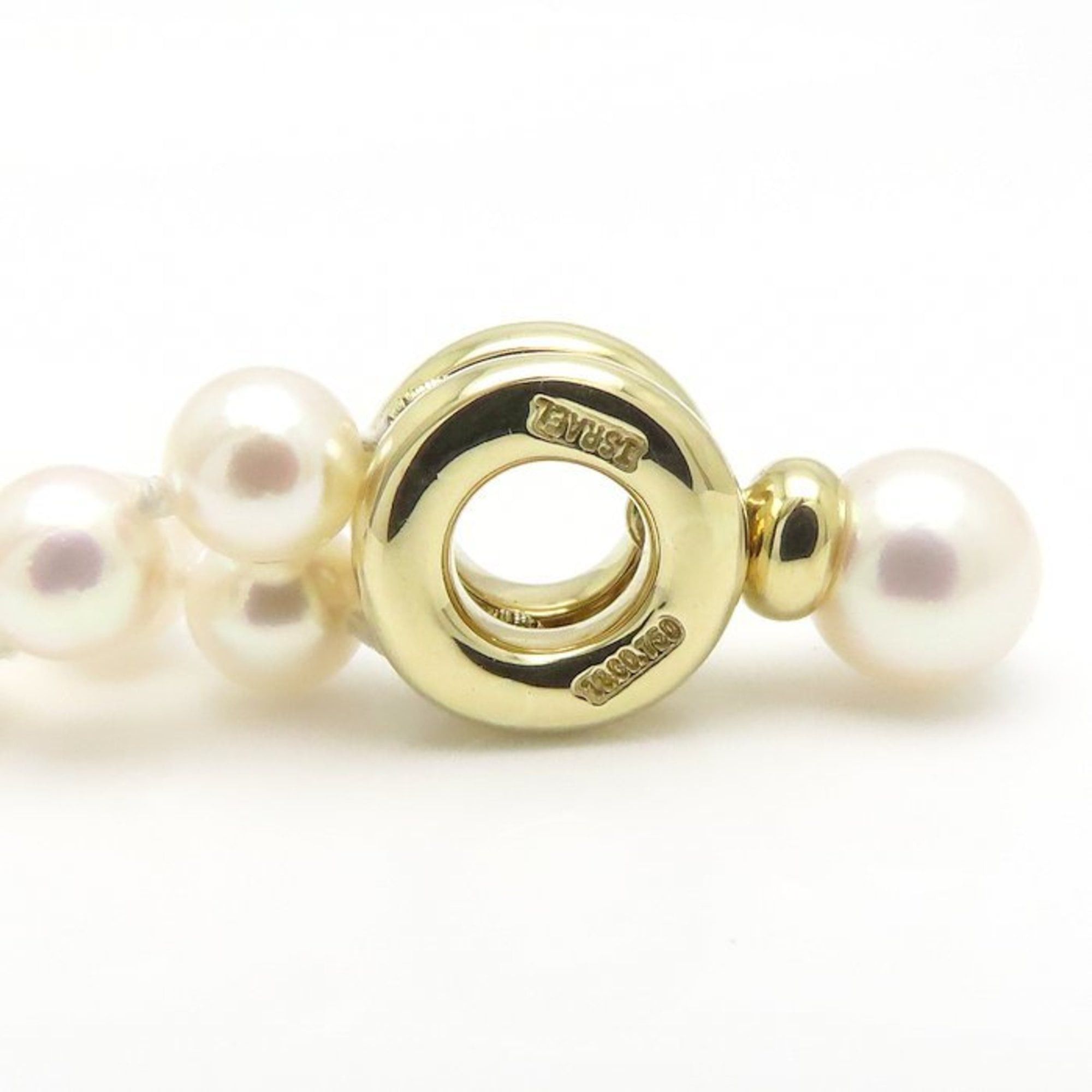 Tiffany & Co. TIFFANY&Co. Tiffany Door Knock Necklace, Pearl, Diamond, 18K Yellow Gold, Women's, 295203 Size ONE SIZE - 5 Thumbnail