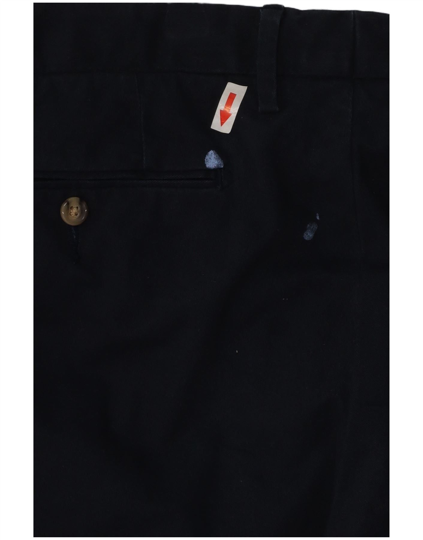 Polo Ralph Lauren Mens Tailored Fit Suit Trousers W34 L34 Navy Blue Size 34R - 3 Thumbnail
