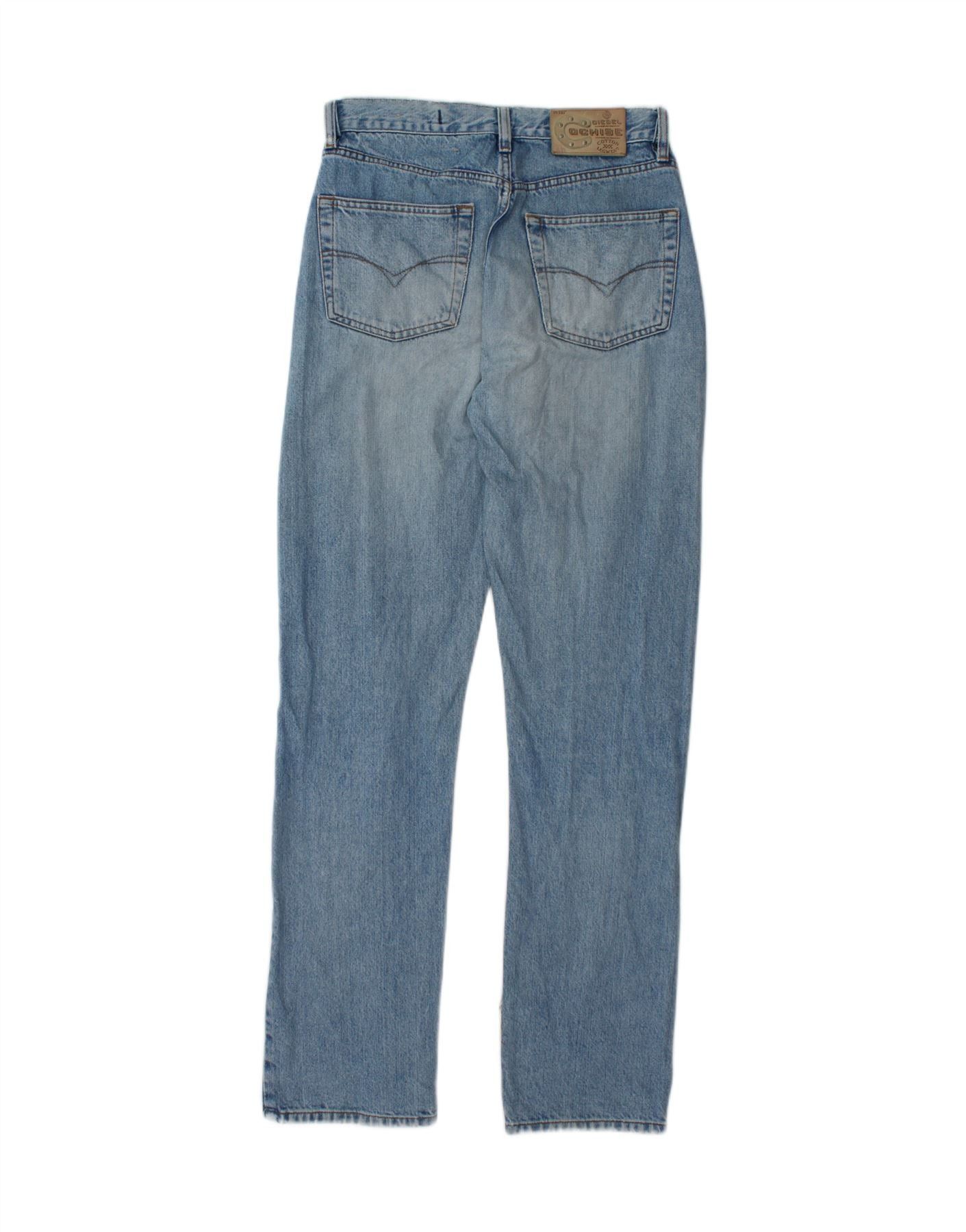 Diesel Mens Straight Jeans W30 L33 Blue Cotton Size US 30 / EU 46 - 2 Thumbnail
