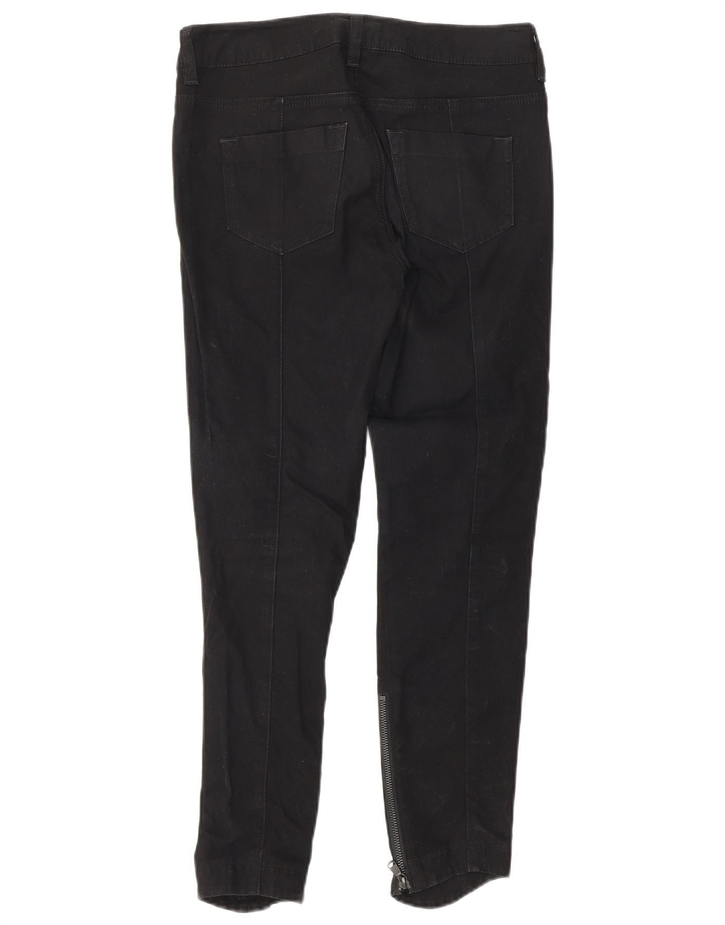 Diesel Womens Skinny Casual Trousers W25 L26 Black Cotton Size 26" / US 2 / IT 38 - 2 Thumbnail