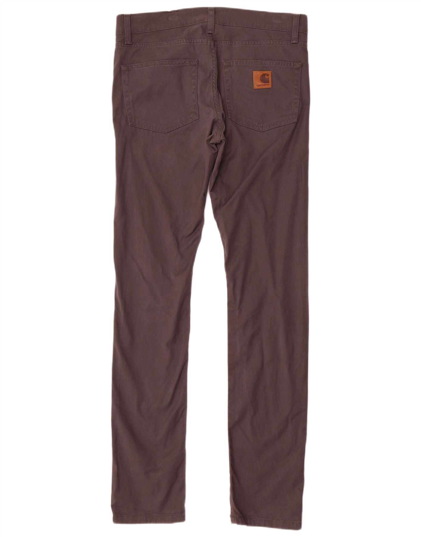 Carhartt Mens Slim Casual Trousers W32 L34 Grey Cotton Size US 32 / EU 48 - 2 Thumbnail