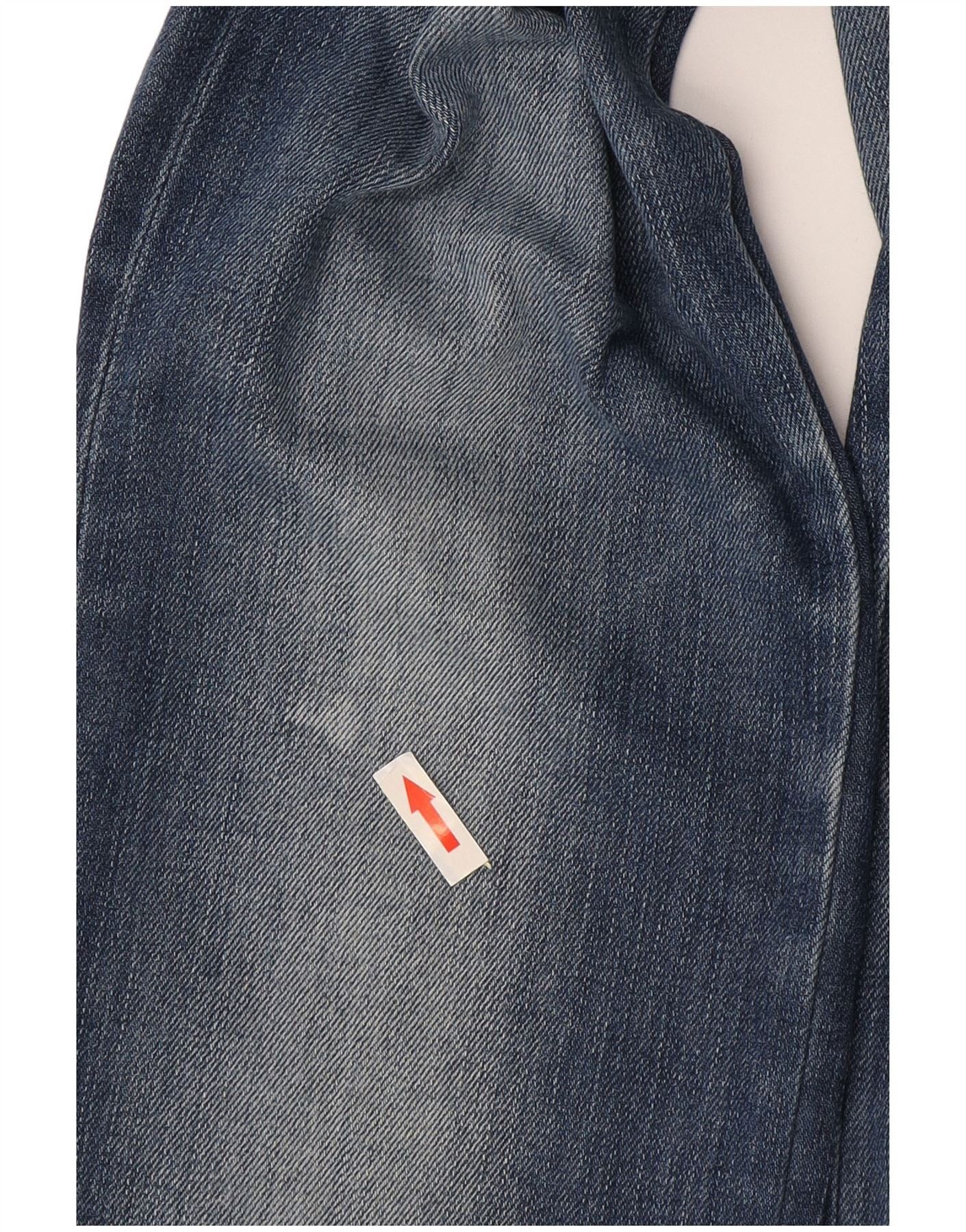 Diesel Womens Clush Skinny Cropped Jeans W30 L27 Blue Cotton Size 42" / US 20 - 3 Thumbnail