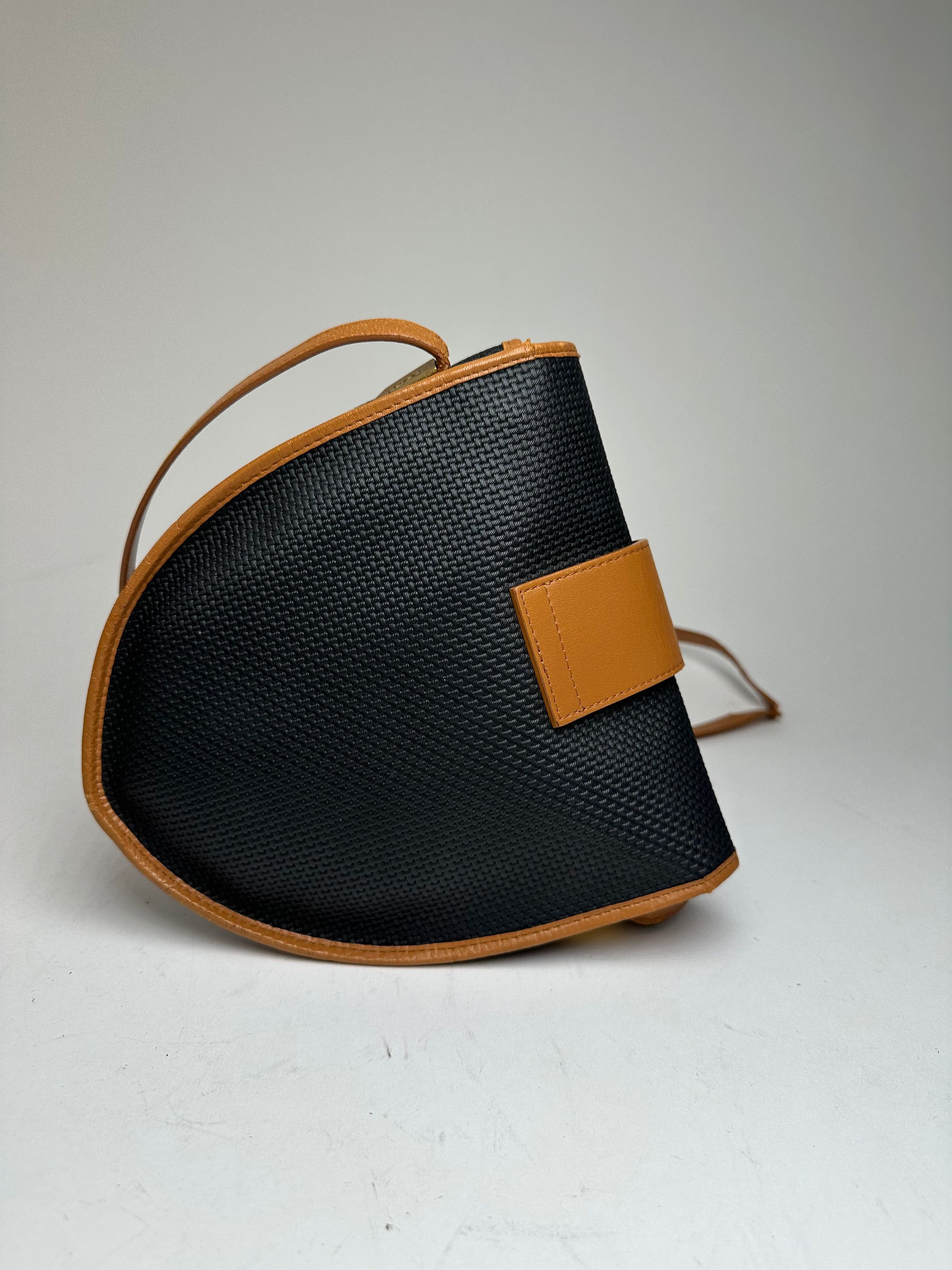 Other Vintage Yves Saint Laurent Leather Canvas Crossbody Bag Blac Size ONE SIZE - 9 Thumbnail