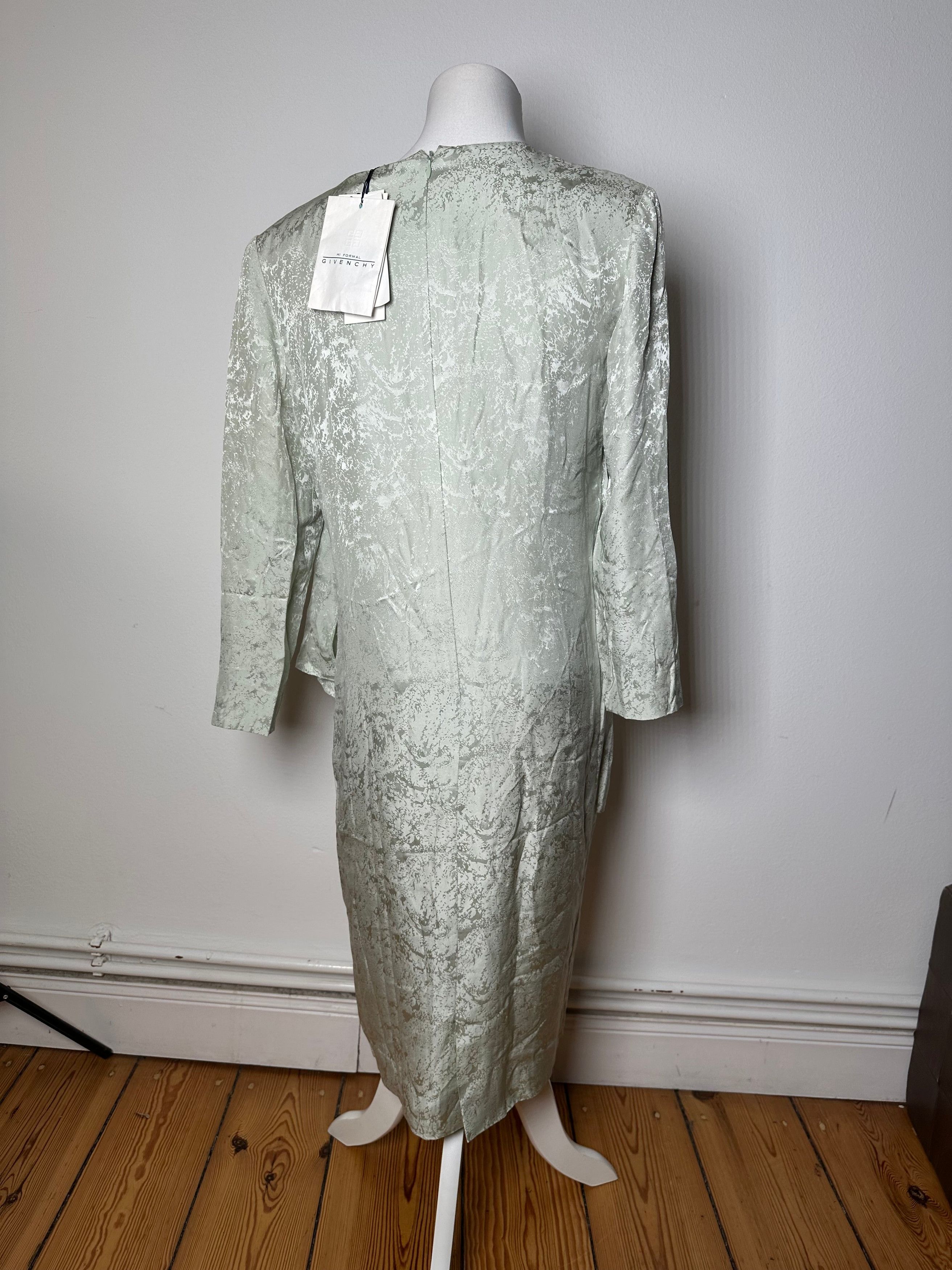 Givenchy Vintage Abstract Dress Grey Turquoise L Size L / US 10 / IT 46 - 7 Thumbnail