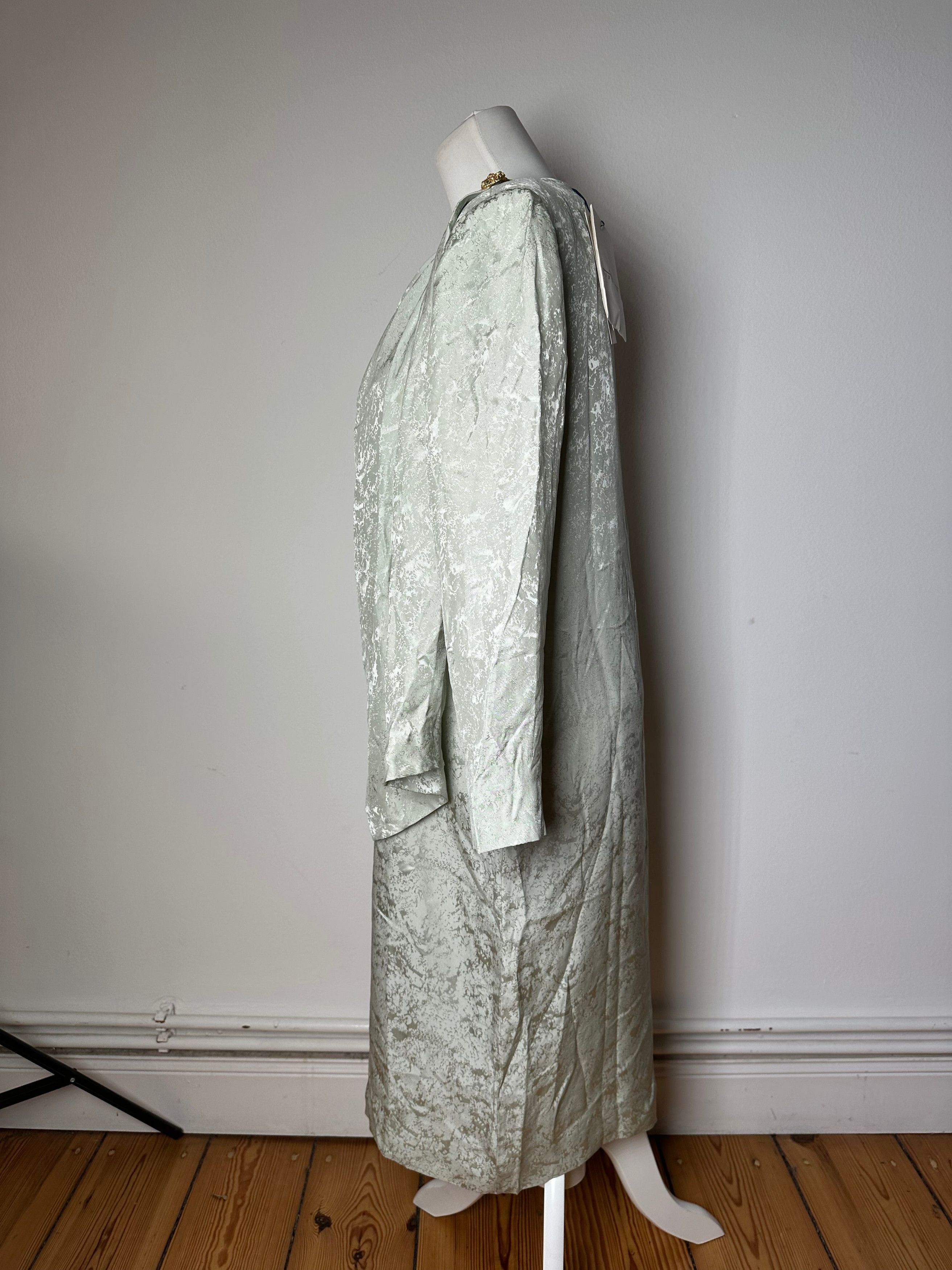 Givenchy Vintage Abstract Dress Grey Turquoise L Size L / US 10 / IT 46 - 6 Thumbnail