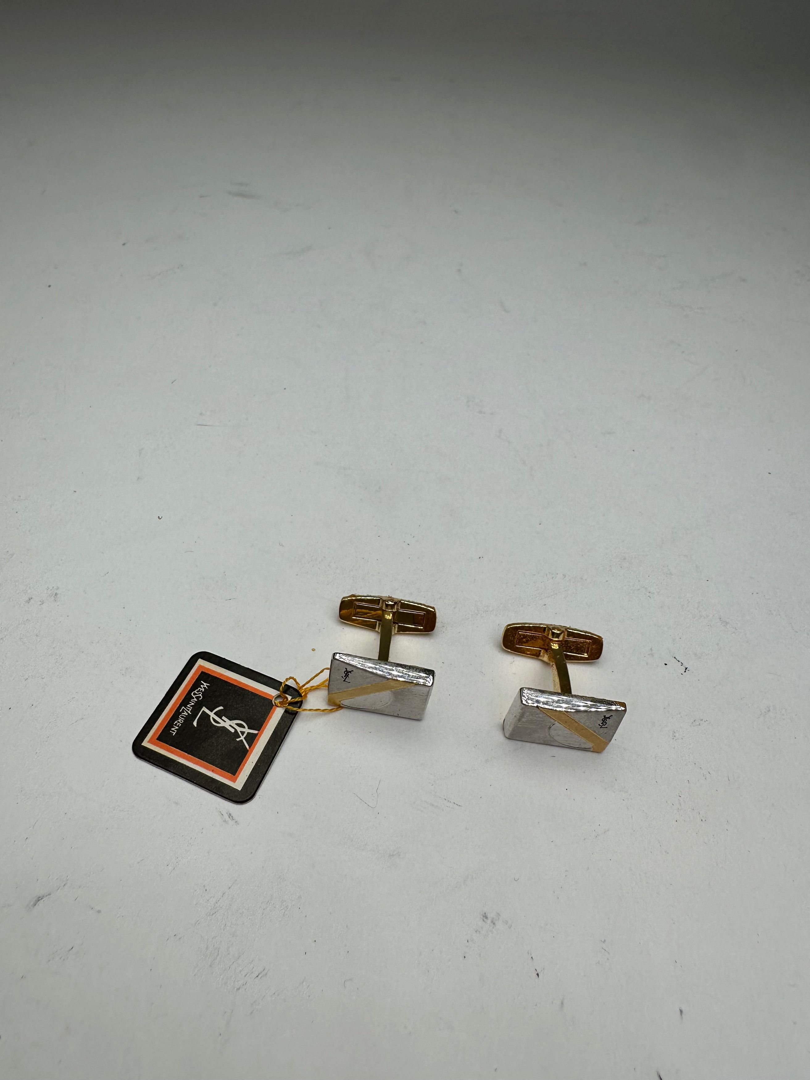 Other Vintage Yves Saint Laurent Cufflinks Tie Clamp set Silver Size ONE SIZE - 6 Thumbnail