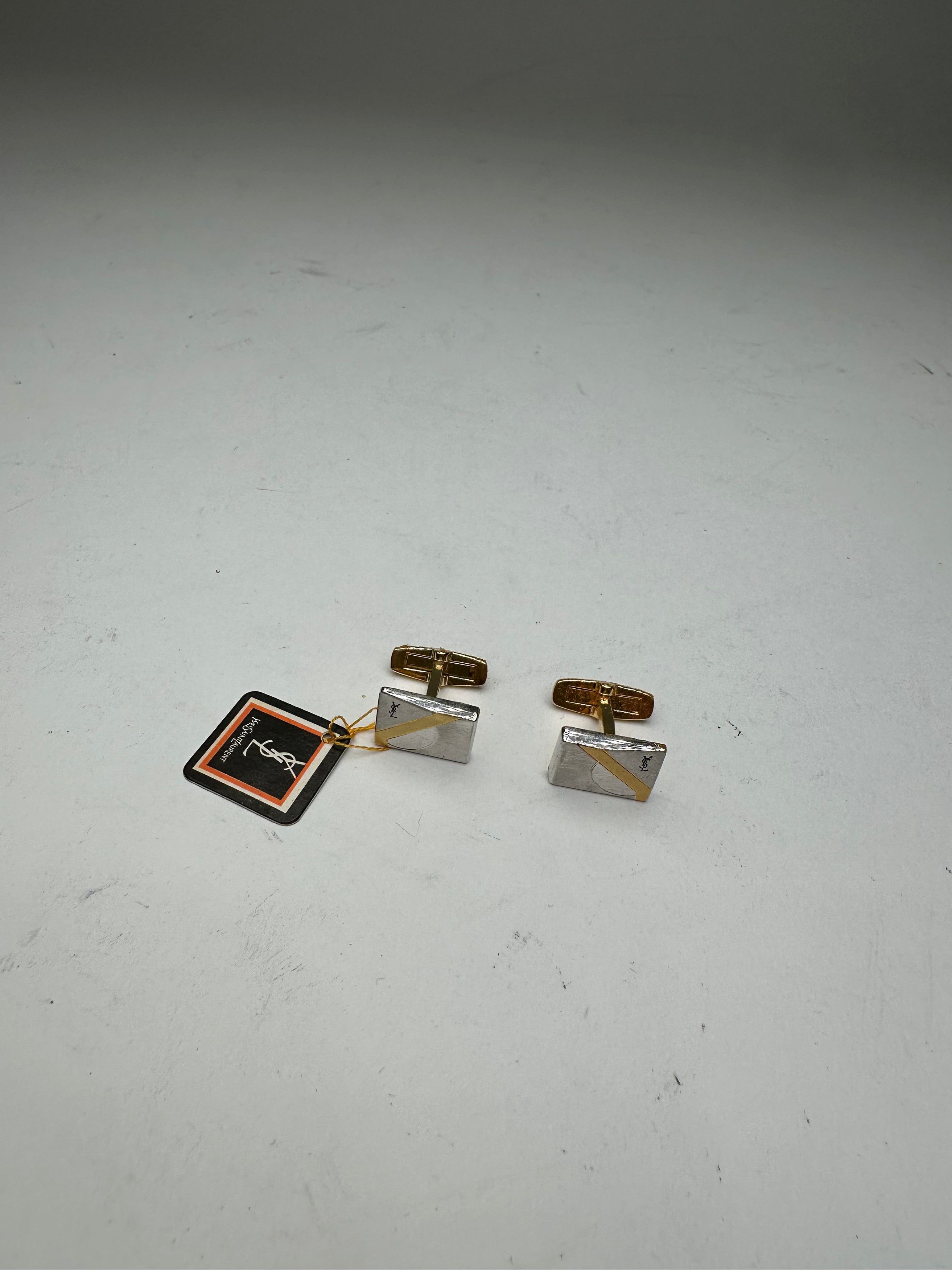Other Vintage Yves Saint Laurent Cufflinks Tie Clamp set Silver Size ONE SIZE - 4 Thumbnail