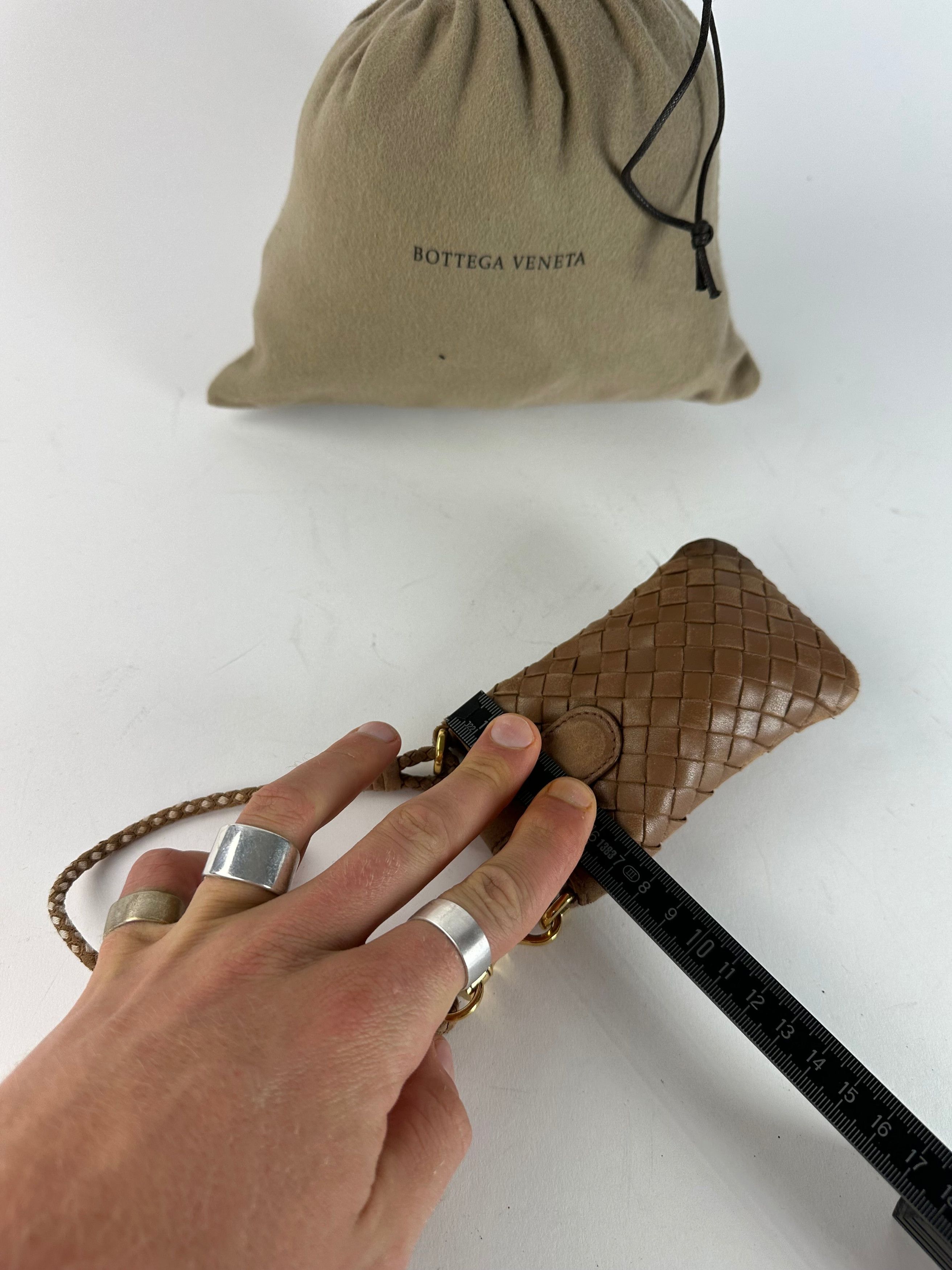 Bottega Veneta Vintage Intrecciato Leather Mini Bag Brown Size ONE SIZE - 10 Thumbnail