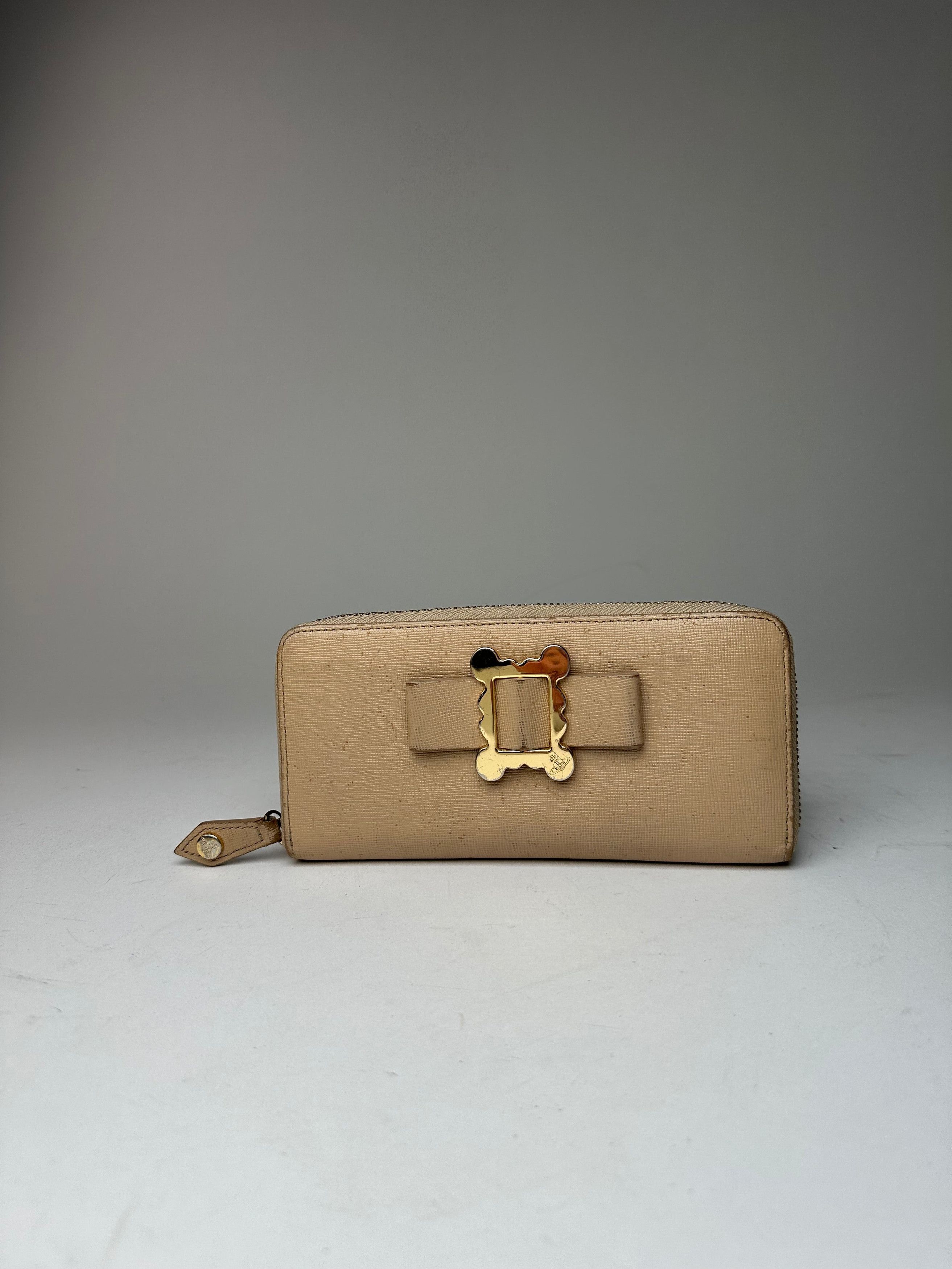 Other Vintage Vivienne Westwood Leather wallet Beige Size ONE SIZE - 9 Thumbnail