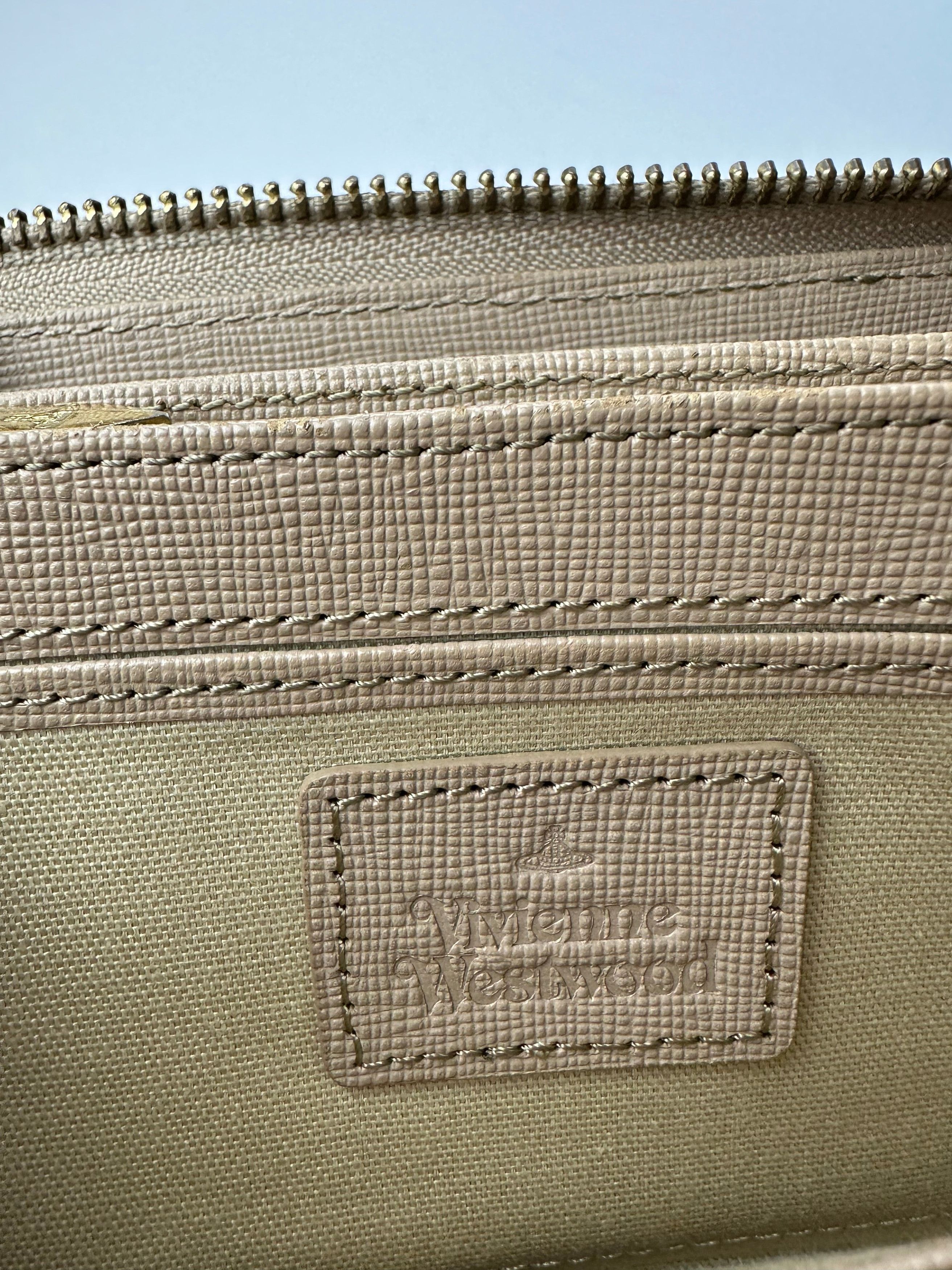 Other Vintage Vivienne Westwood Leather wallet Beige Size ONE SIZE - 6 Thumbnail