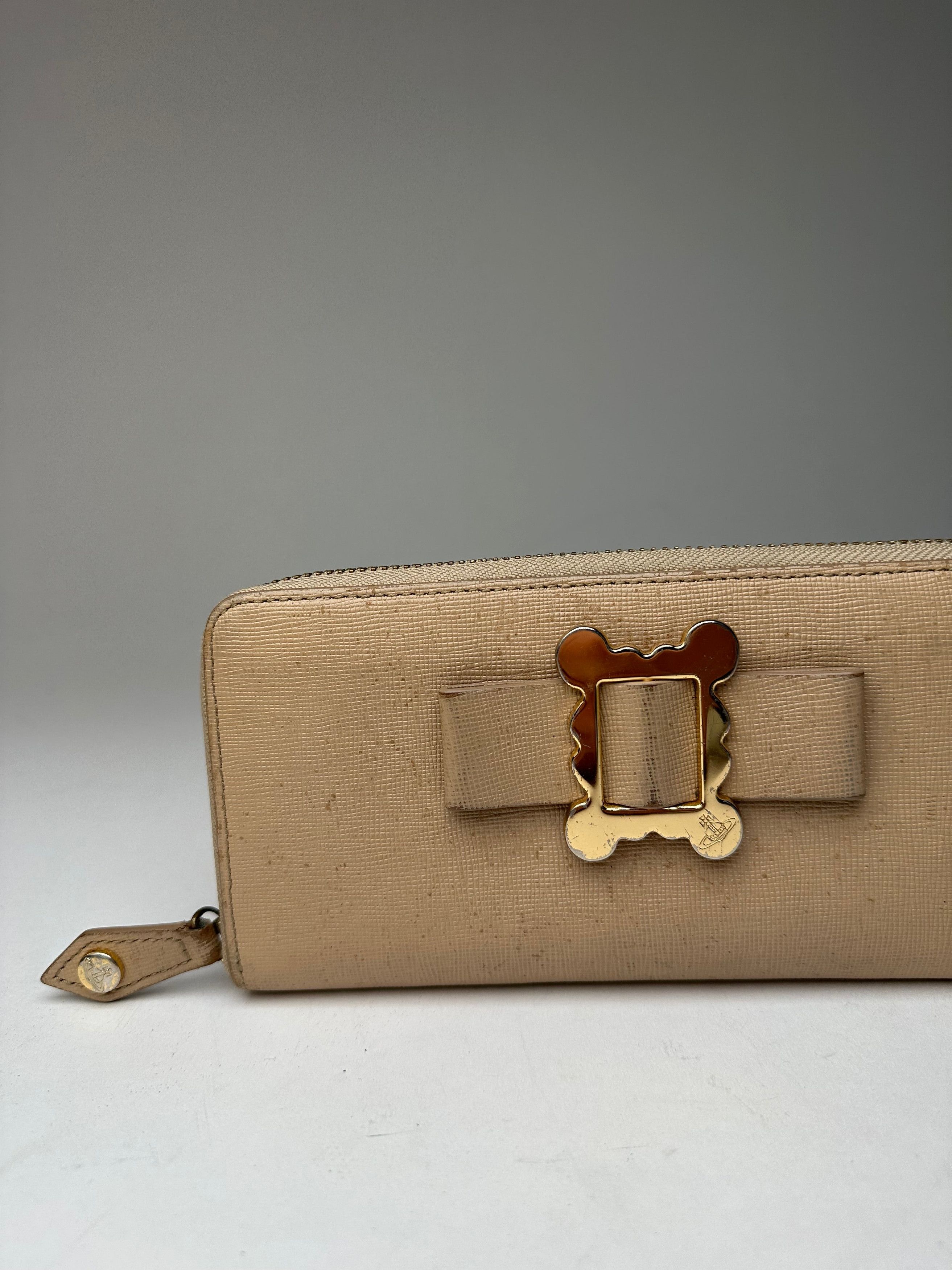 Other Vintage Vivienne Westwood Leather wallet Beige Size ONE SIZE - 3 Thumbnail