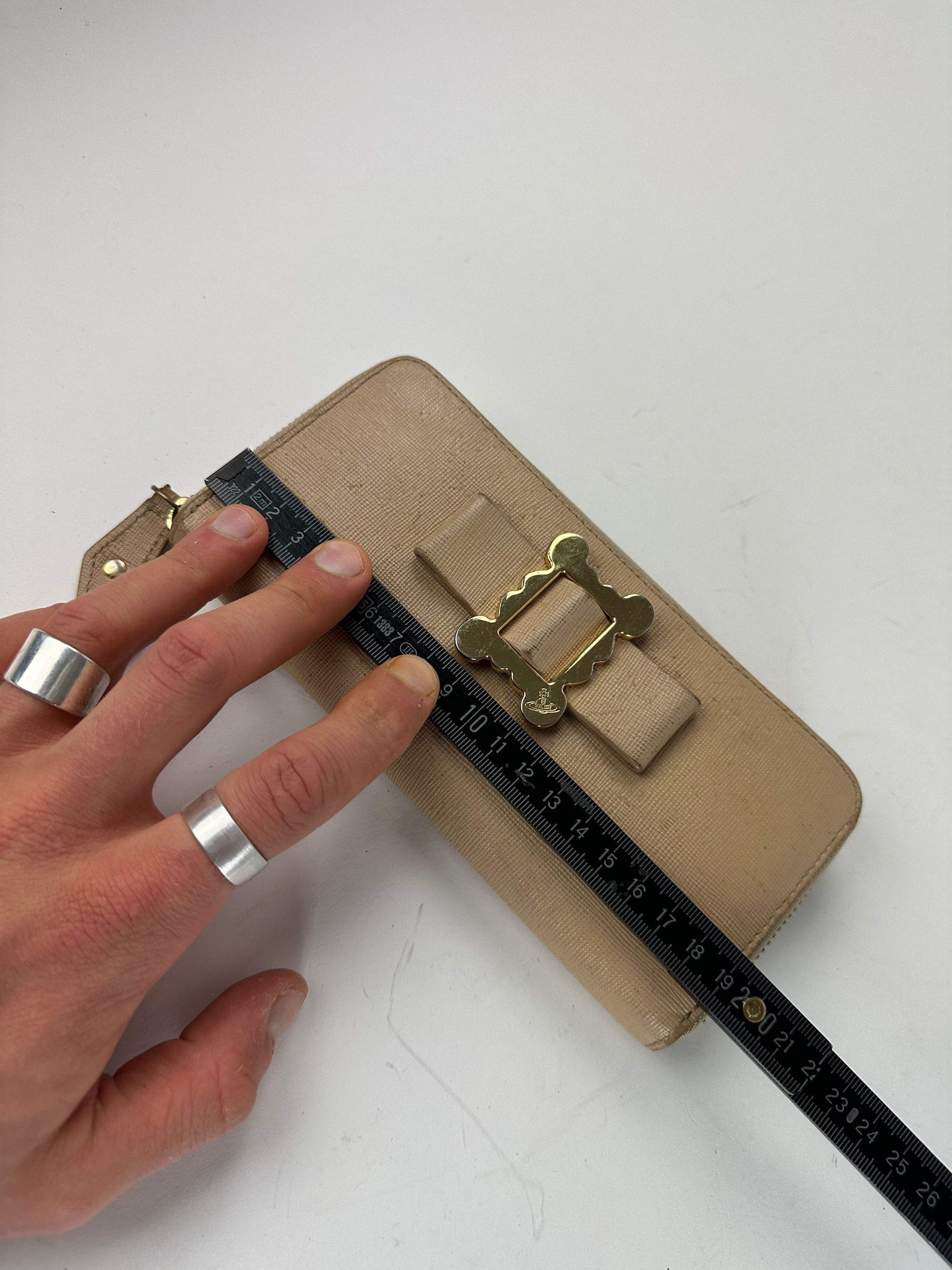 Other Vintage Vivienne Westwood Leather wallet Beige Size ONE SIZE - 7 Thumbnail
