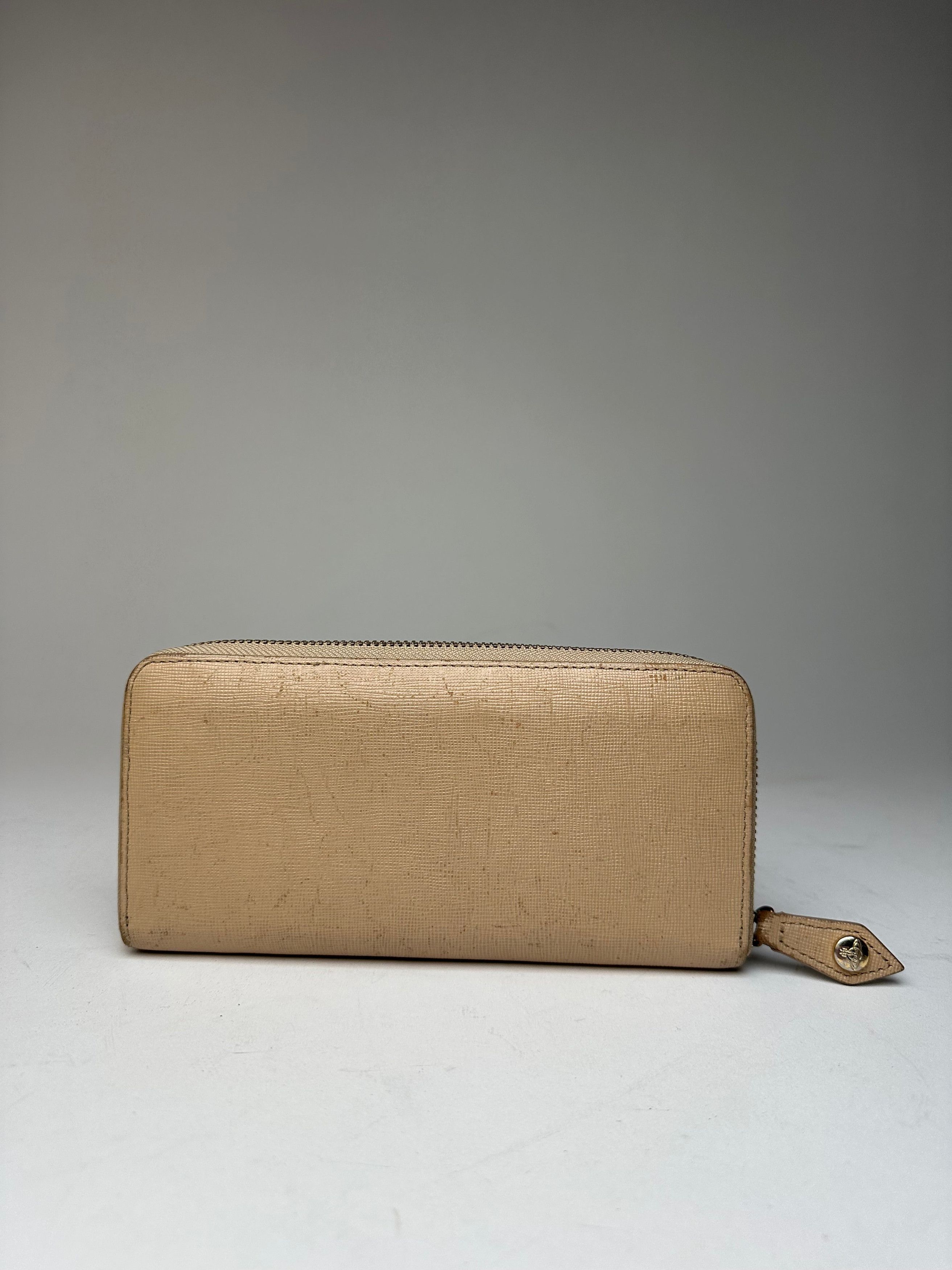 Other Vintage Vivienne Westwood Leather wallet Beige Size ONE SIZE - 2 Thumbnail