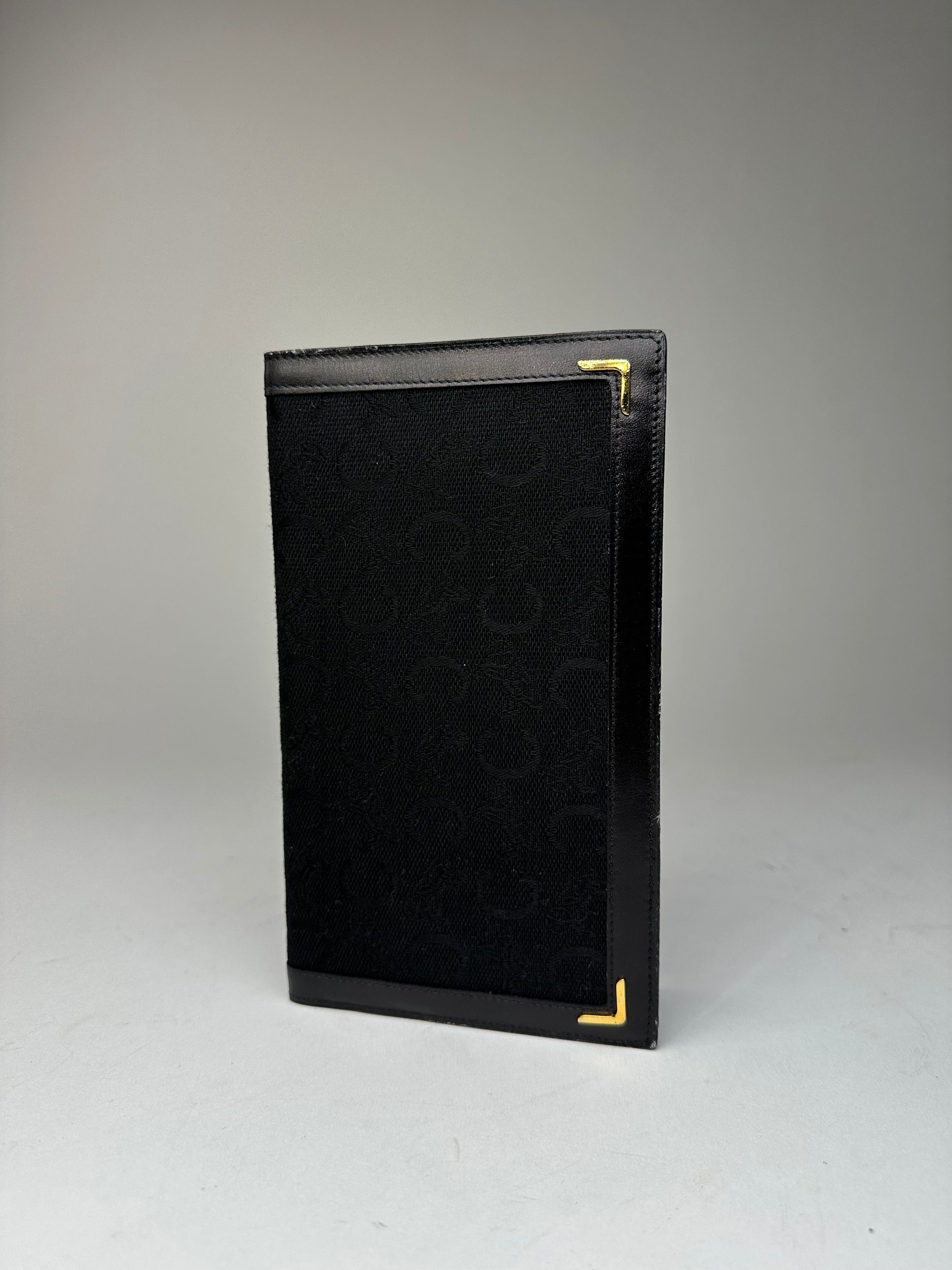 Celine Vintage Paris Monogram Leather Card / ID Holder black Size ONE SIZE - 7 Thumbnail