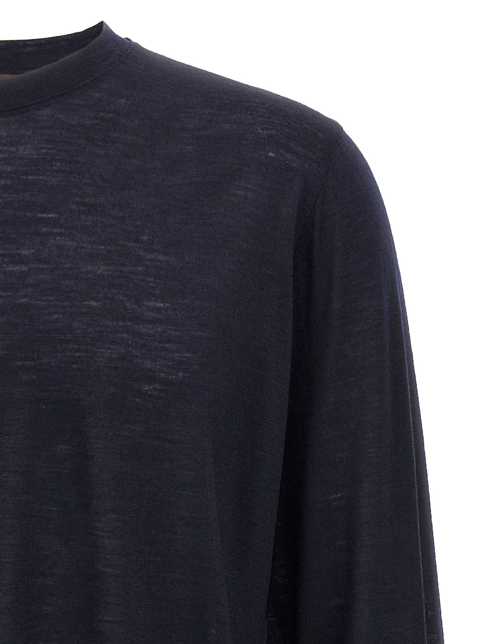Zanone Light Wool T-Shirt Size US L / EU 52-54 / 3 - 3 Thumbnail