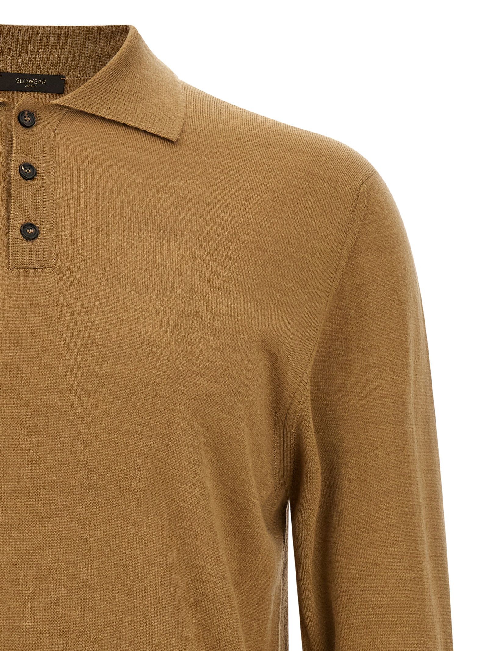 Zanone Virgin Wool Polo Shirt Size US M / EU 48-50 / 2 - 3 Thumbnail