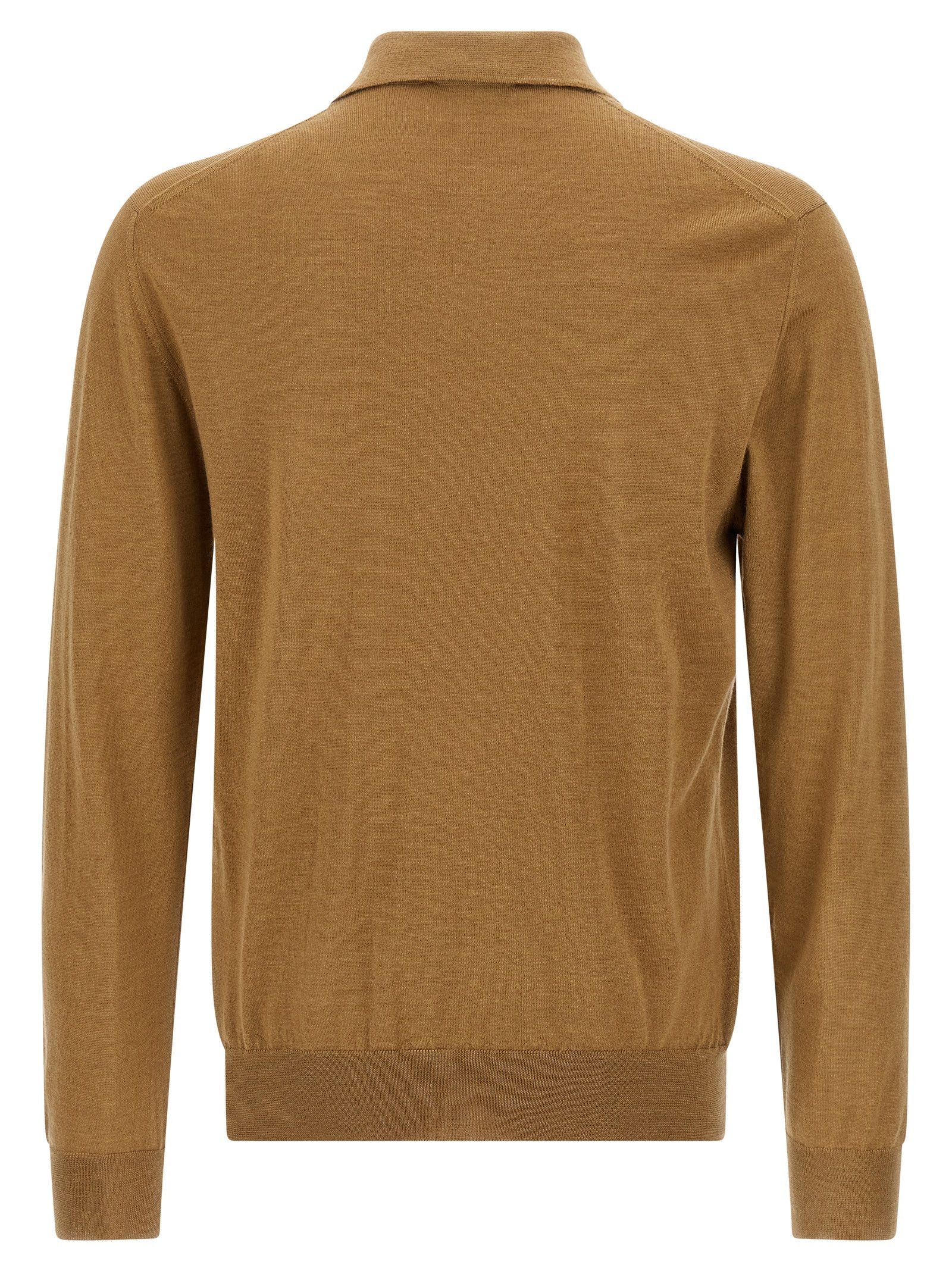 Zanone Virgin Wool Polo Shirt Size US L / EU 52-54 / 3 - 2 Thumbnail