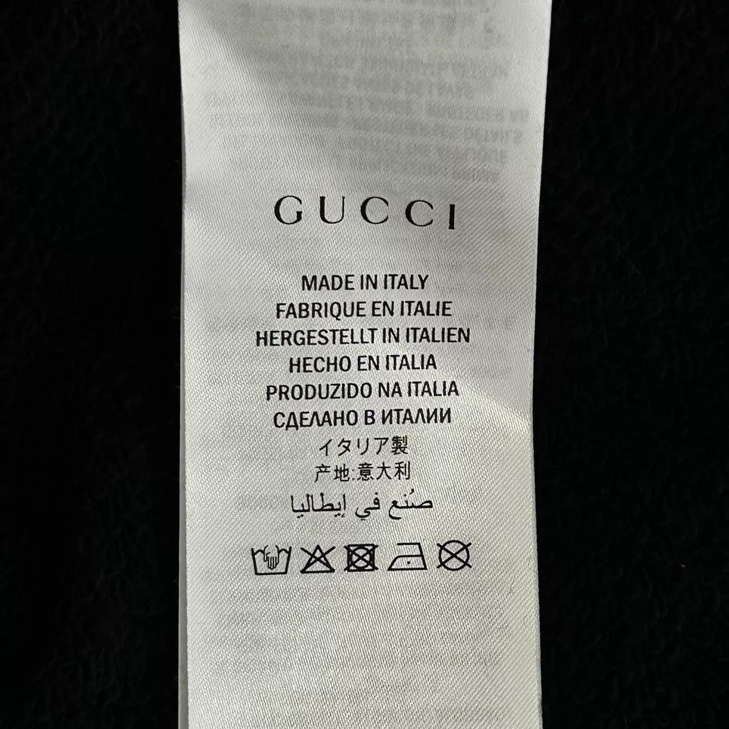 Gucci Black Rhinestone Graphic Hoodie Size US M / EU 48-50 / 2 - 4 Thumbnail