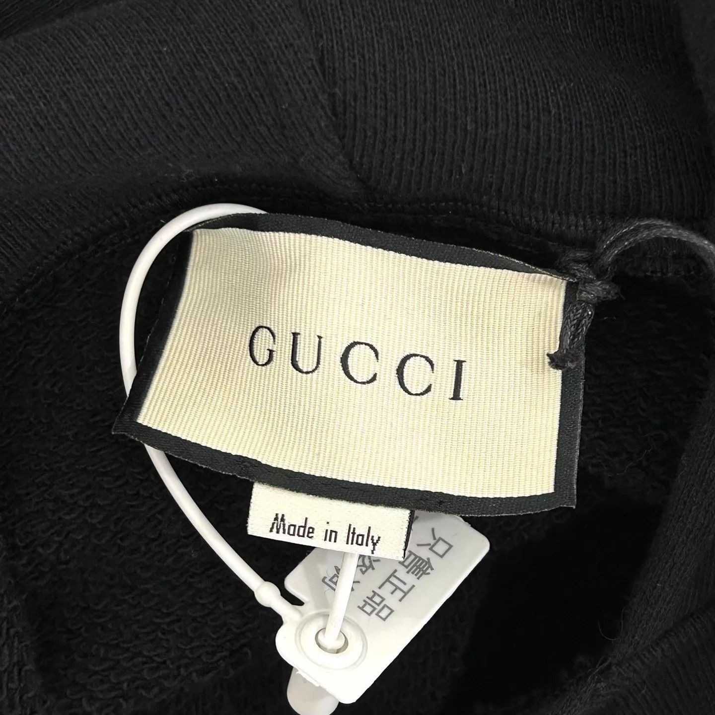 Gucci Black Rhinestone Graphic Hoodie Size US M / EU 48-50 / 2 - 3 Thumbnail
