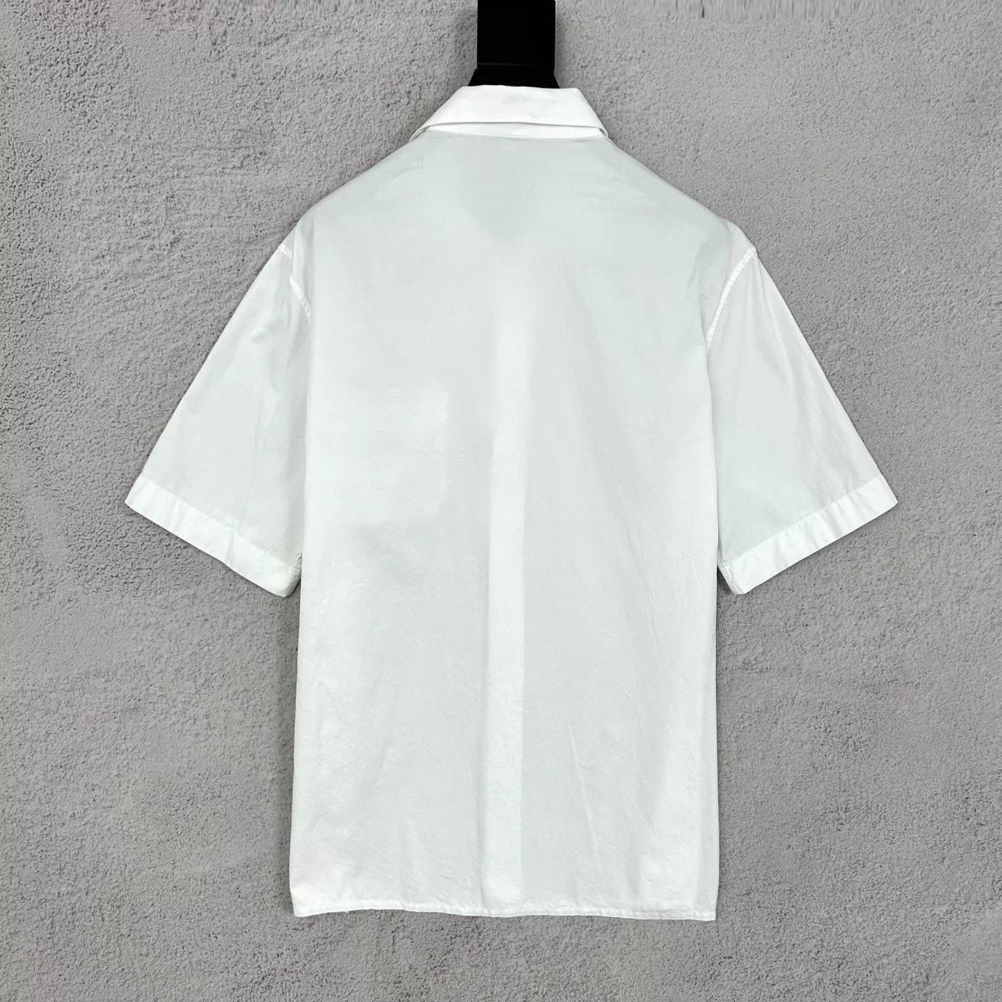 Dior White Short Sleeve Button-Up Shirt with Pocket Size US M / EU 48-50 / 2 - 2 Thumbnail